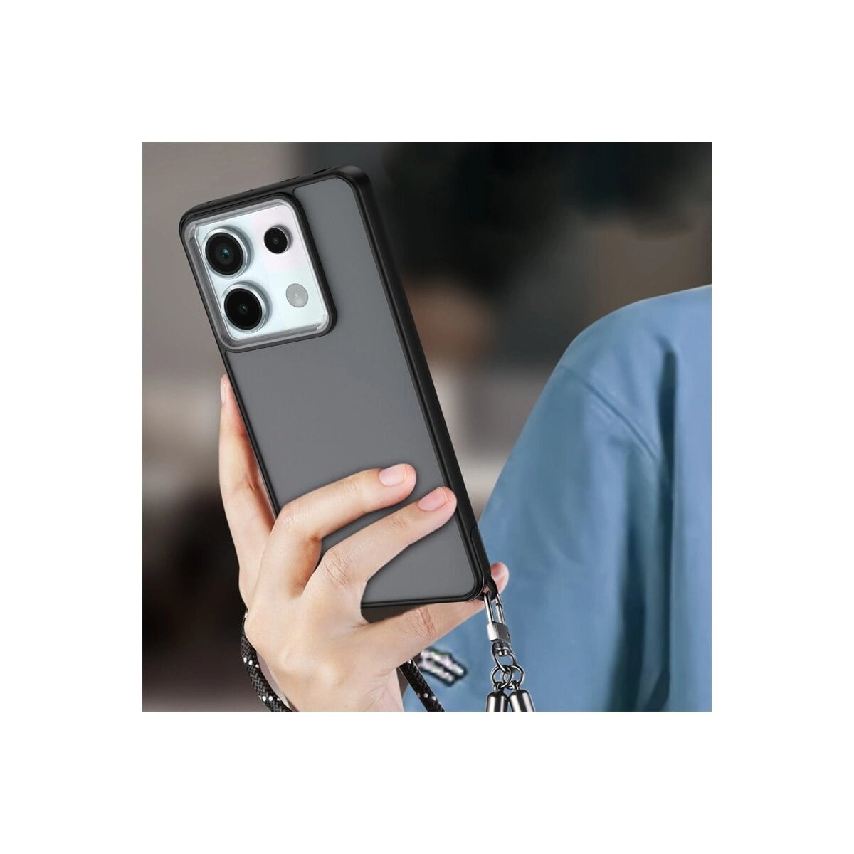 Xiaomi Redmi Note 13 Pro 5g Kılıf Elegant Kapak - Pudra