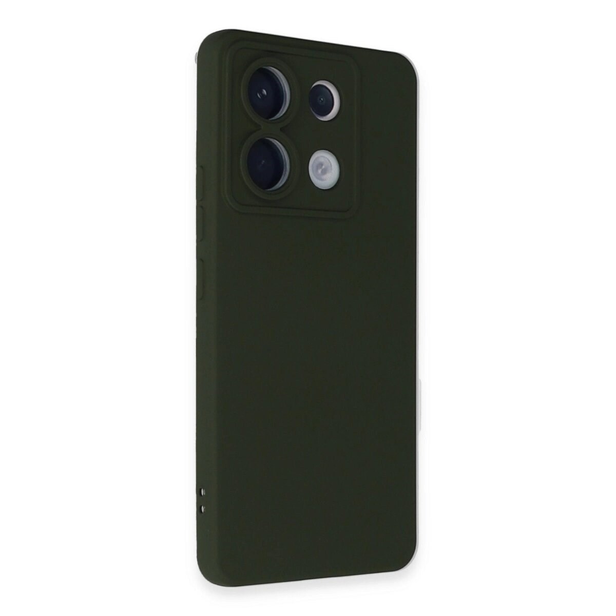 Xiaomi Redmi Note 13 Pro 5g Kılıf Nano İçi Kadife Silikon - Koyu Yeşil