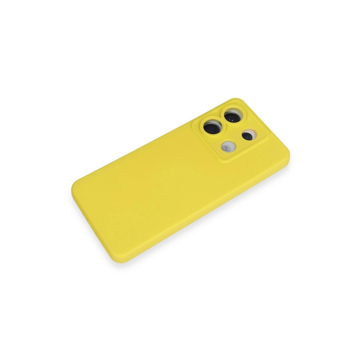 Xiaomi Redmi Note 13 Pro 5g Kılıf Nano İçi Kadife Silikon - Sarı