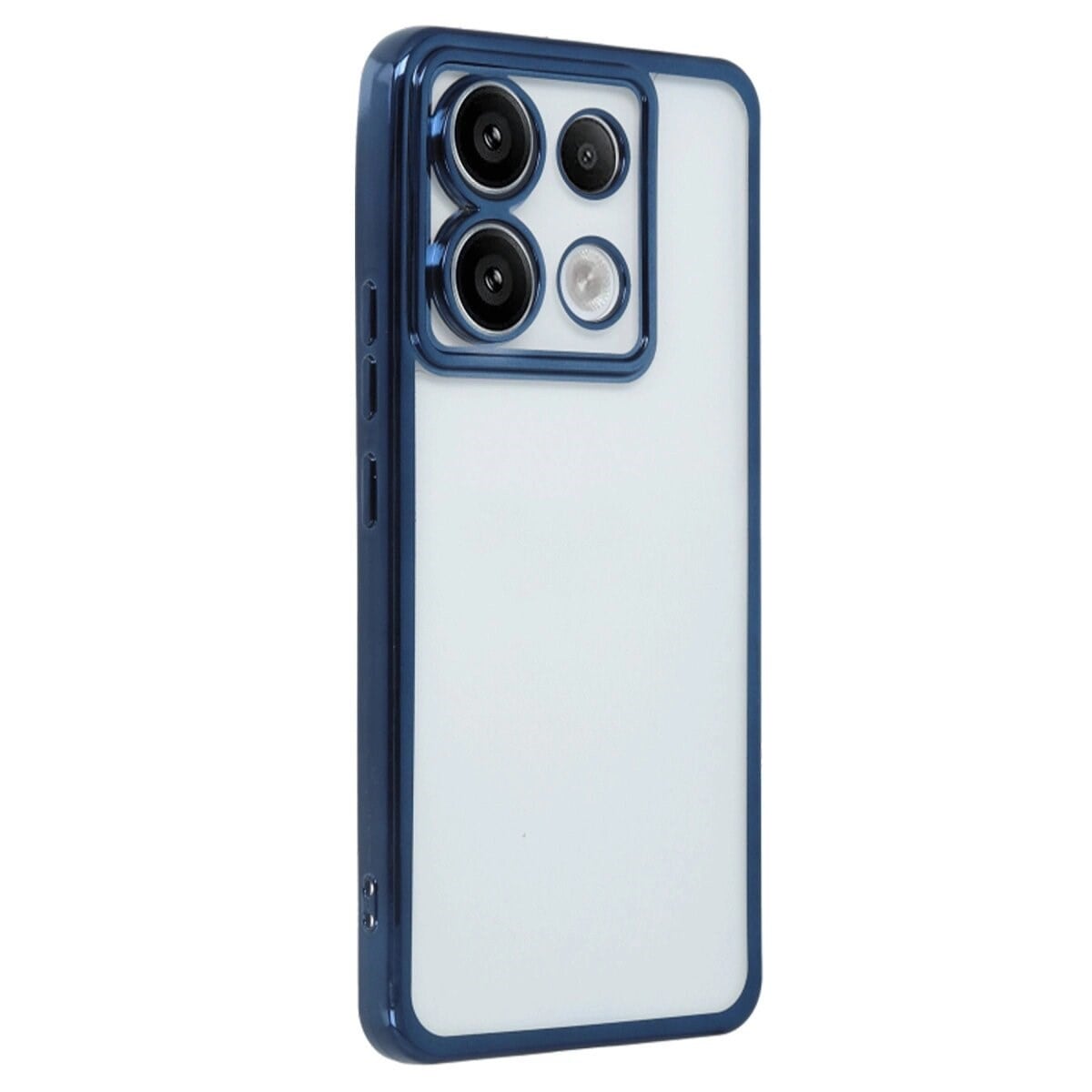 Xiaomi Redmi Note 13 Pro 5g Kılıf Razer Lensli Silikon - Sierra Blue