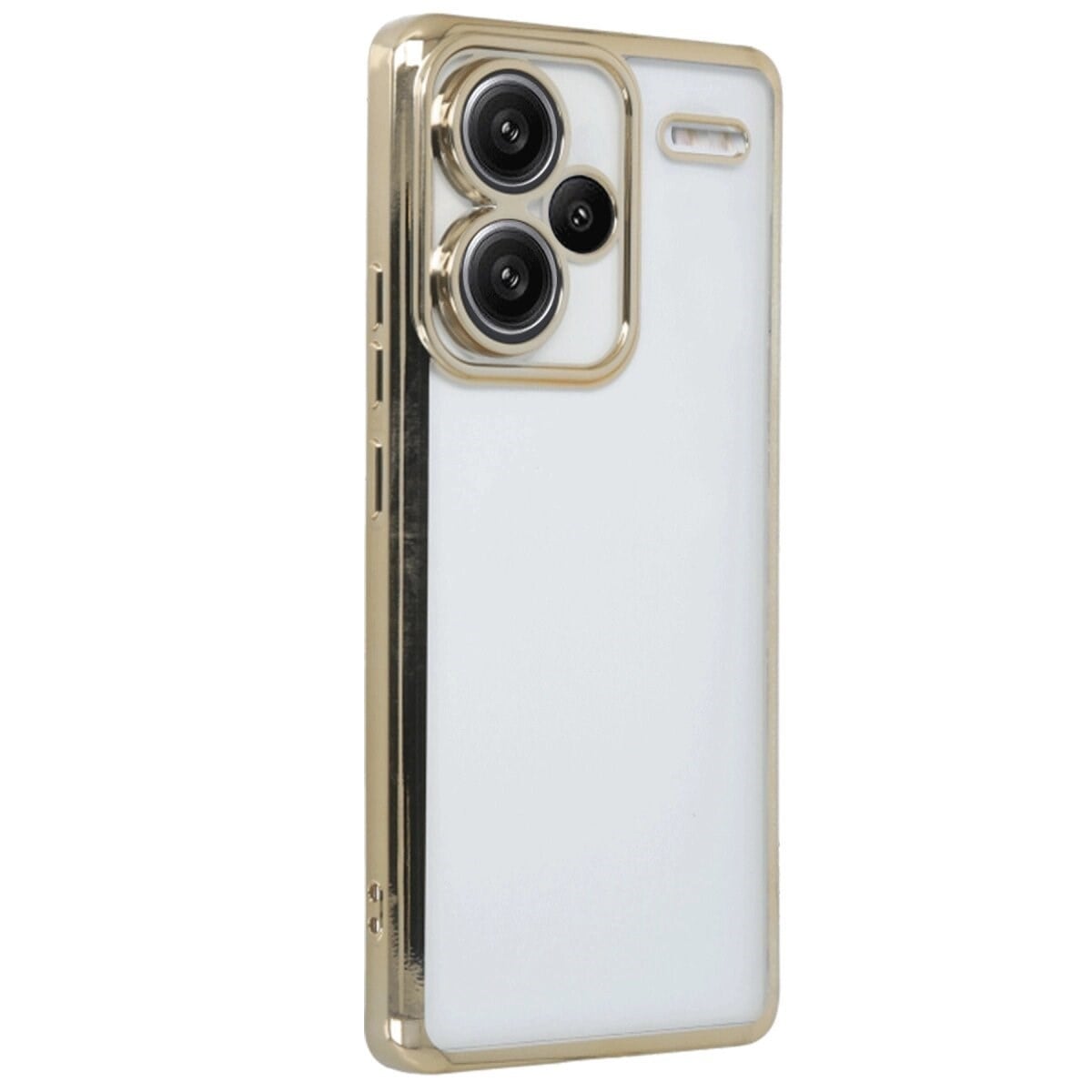 Xiaomi Redmi Note 13 Pro Plus Kılıf Razer Lensli Silikon - Gold