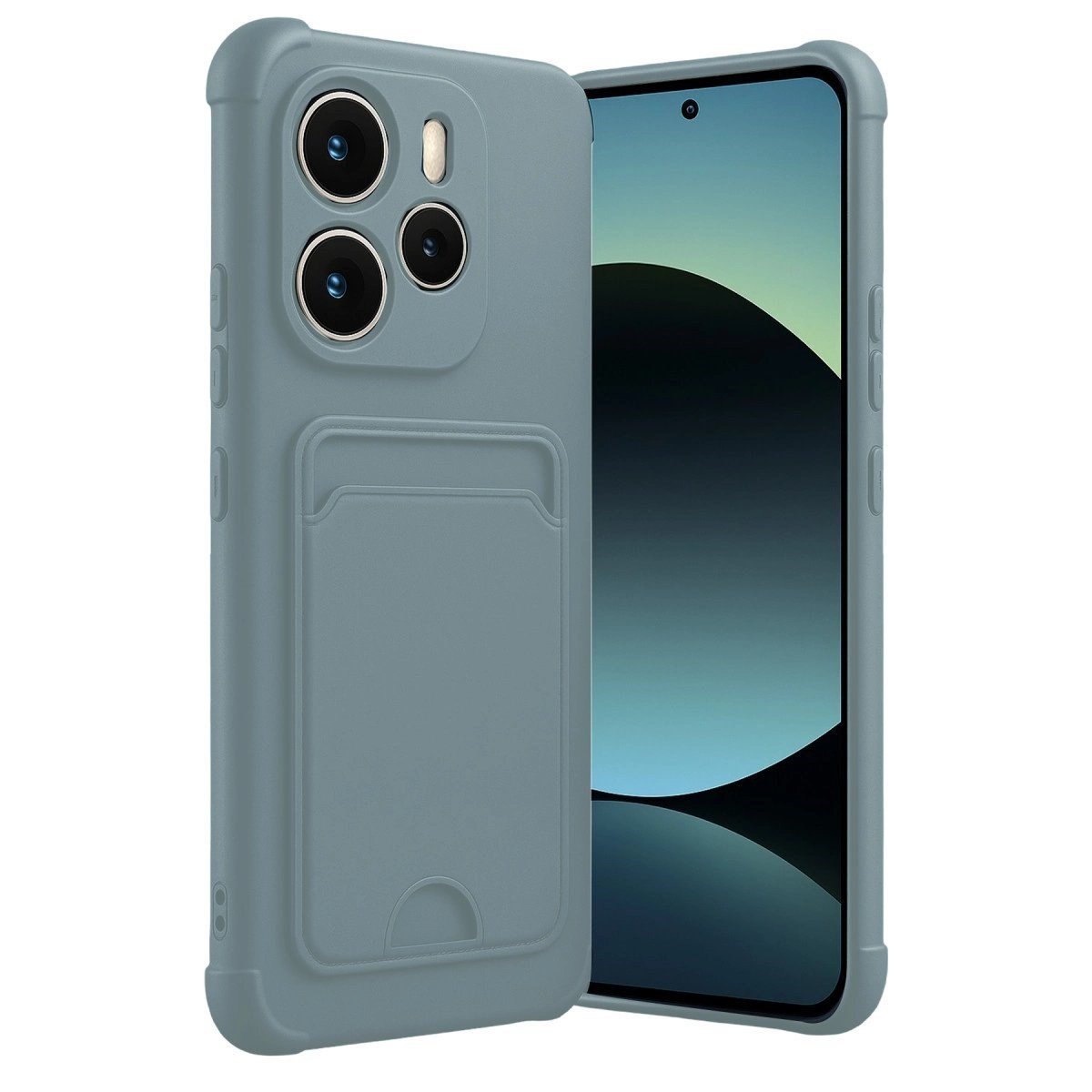 Xiaomi Redmi Note 14 4g Kelvin Kartvizitli Silikon - Açık Yeşil