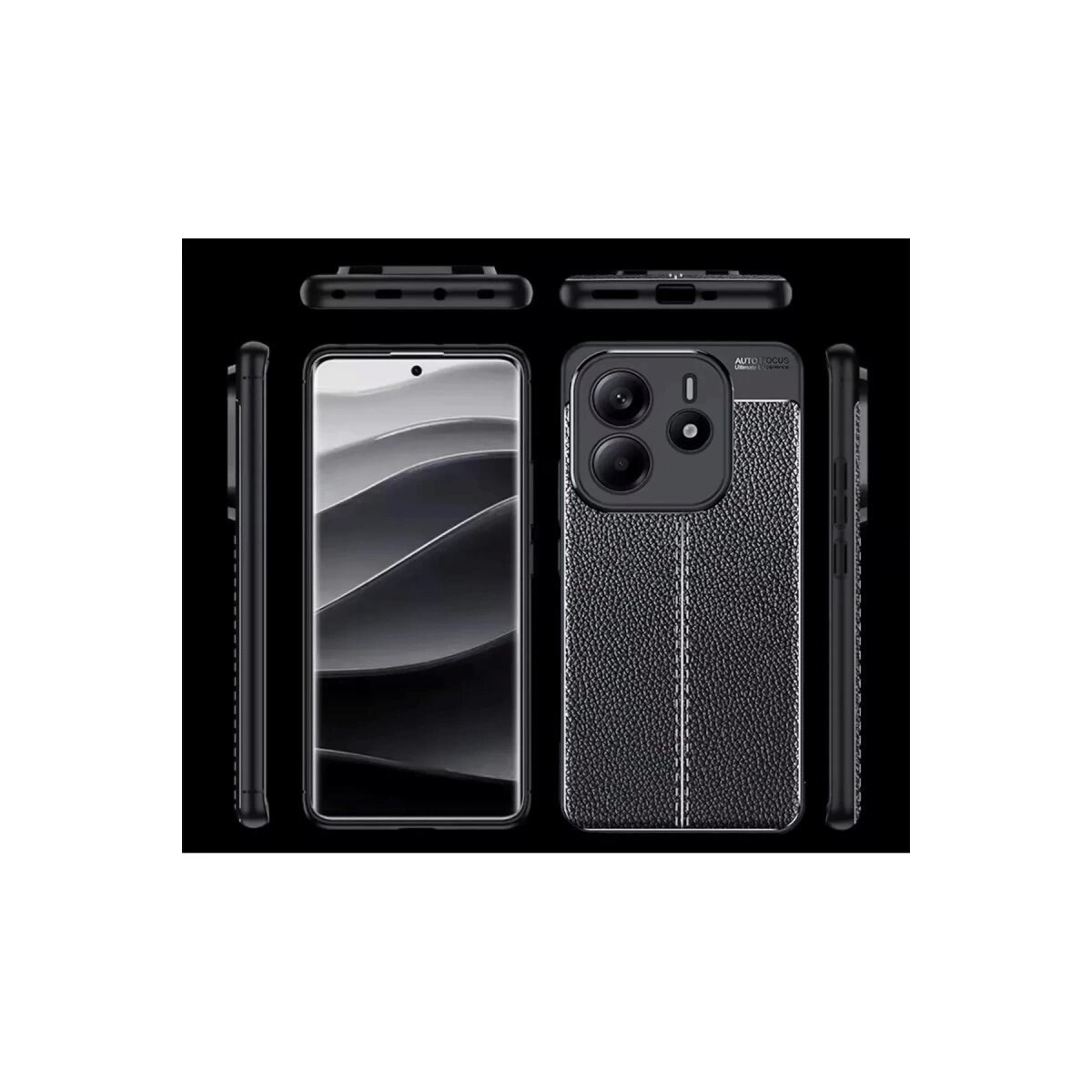 Xiaomi Redmi Note 14 4g Kılıf Auto Focus Kapak - Koyu Yeşil