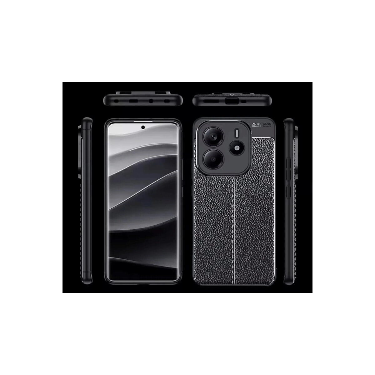 Xiaomi Redmi Note 14 4g Kılıf Auto Focus Kapak - Koyu Yeşil