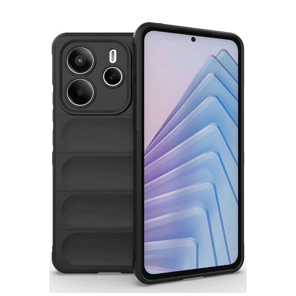 Xiaomi Redmi Note 14 4g Kılıf Optimum Silikon - Siyah