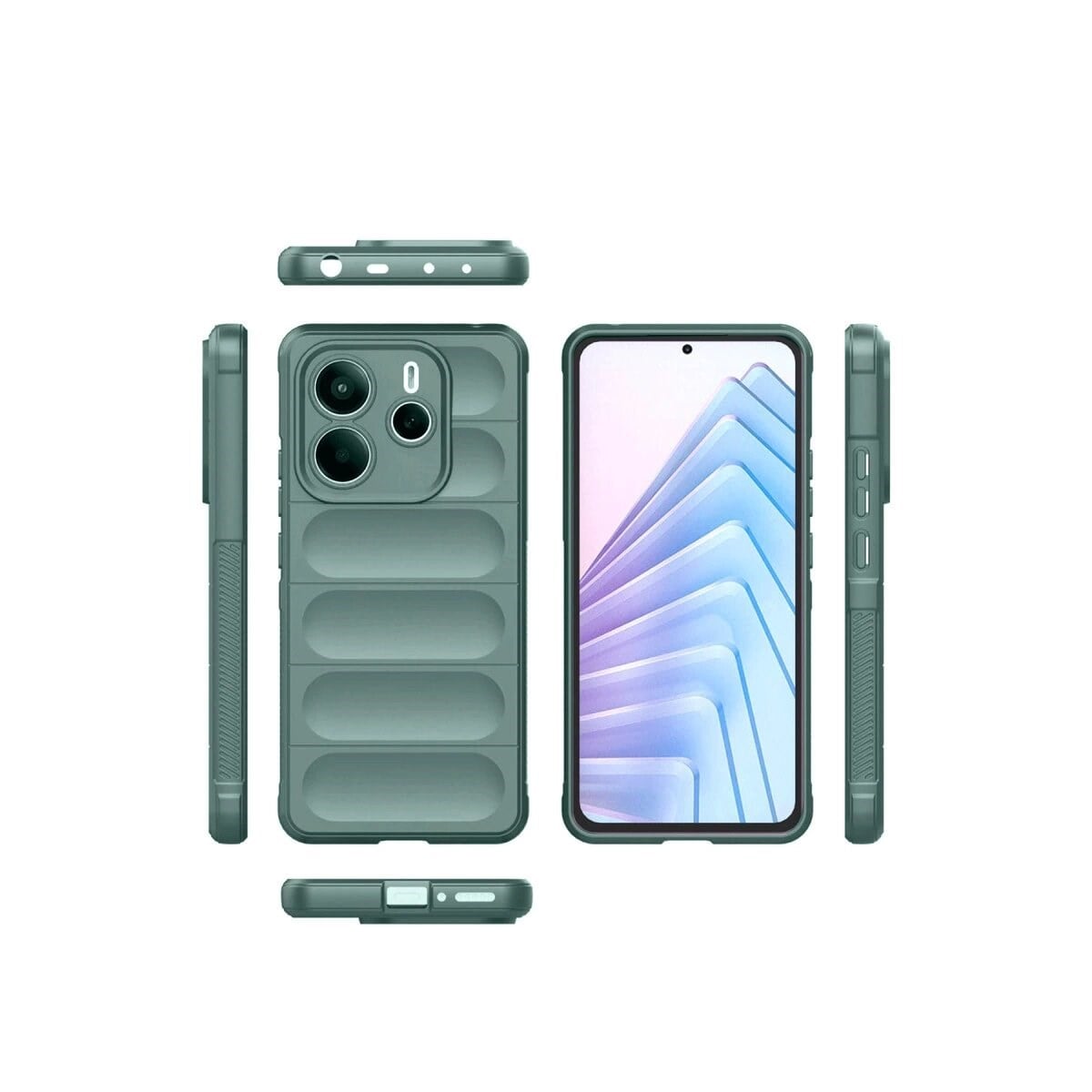 Xiaomi Redmi Note 14 4g Kılıf Optimum Silikon - Lacivert