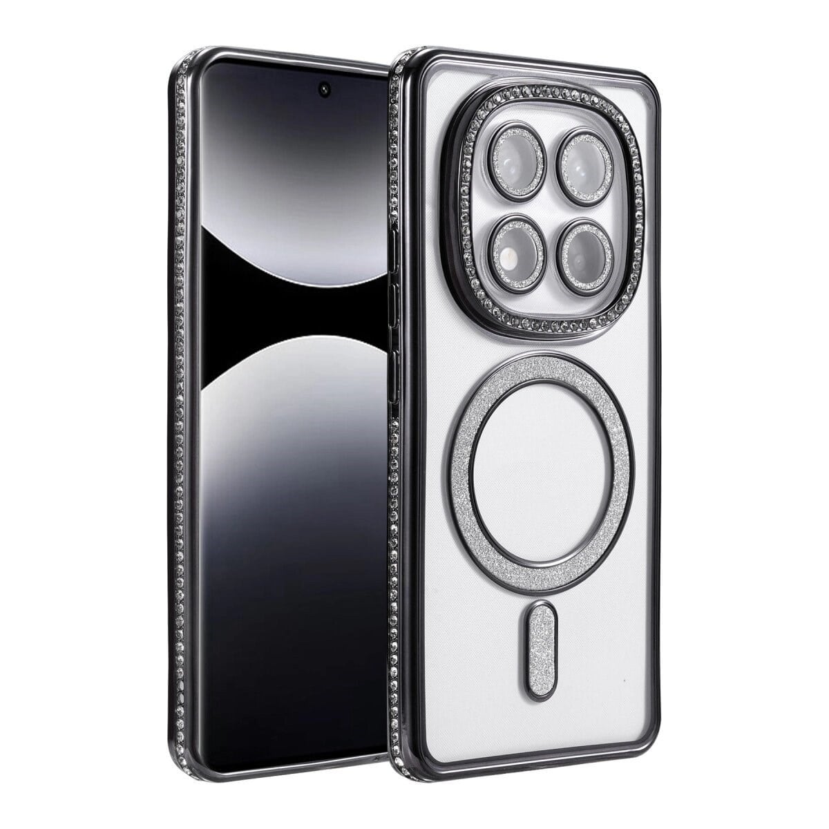 Xiaomi Redmi Note 14 Pro 4g Joke Simli Magneticsafe Kılıf - Siyah