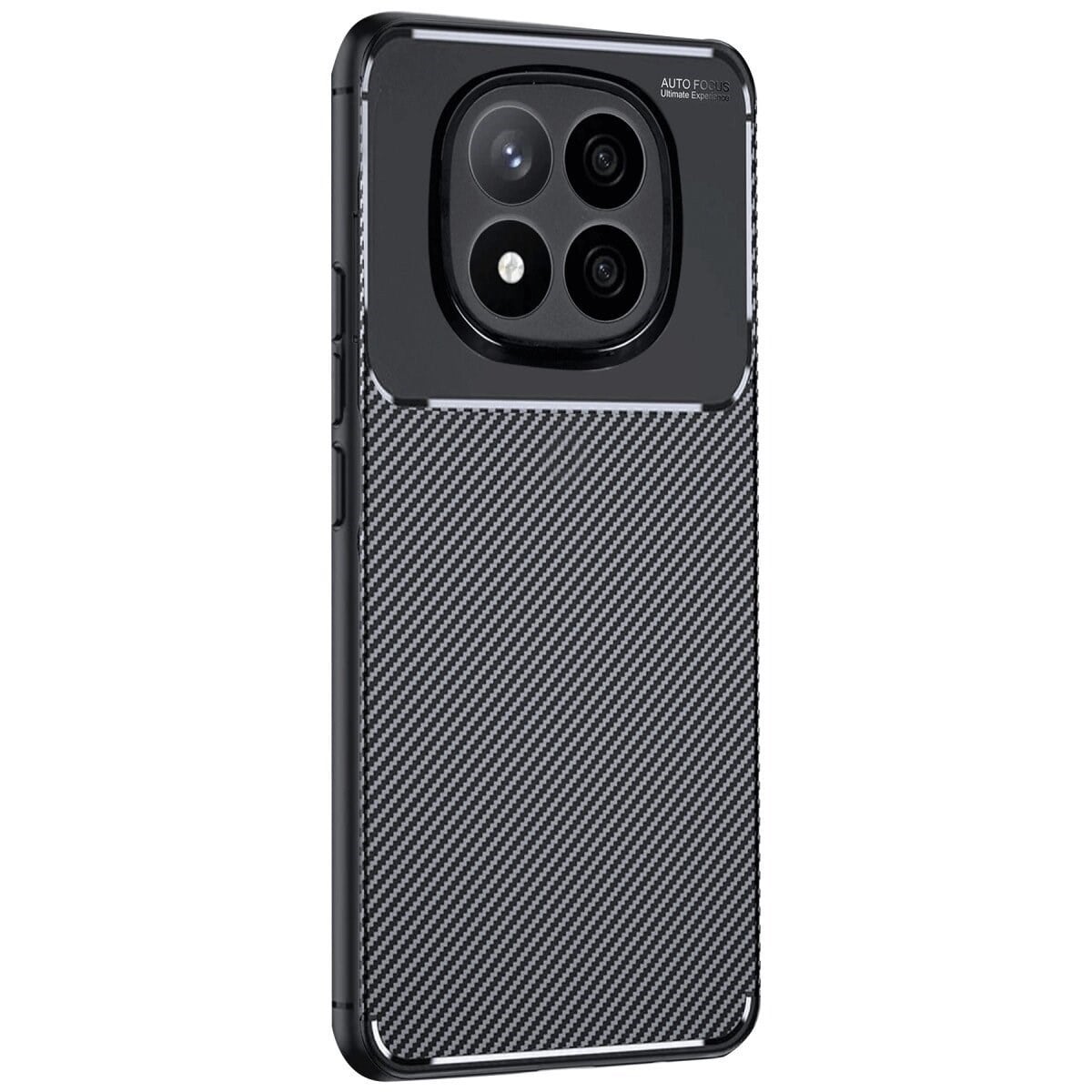 Xiaomi Redmi Note 14 Pro 4g Kılıf Auto Focus Karbon Kapak - Siyah
