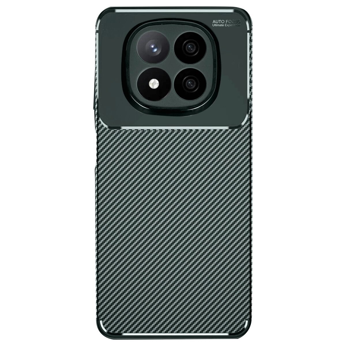 Xiaomi Redmi Note 14 Pro 4g Kılıf Auto Focus Karbon Kapak - Koyu Yeşil