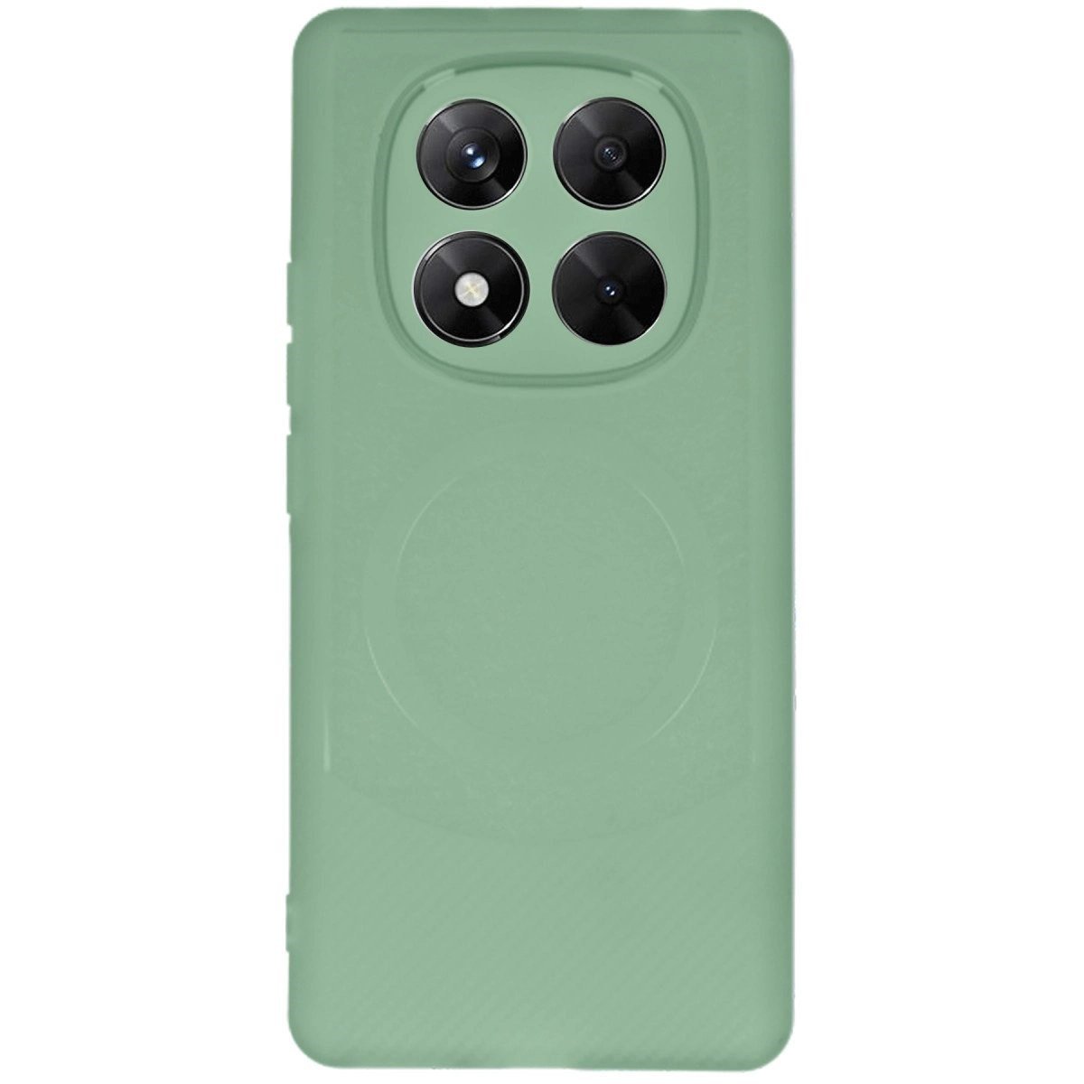 Xiaomi Redmi Note 14 Pro 4g Kılıf Maya Karbon Kapak - Su Yeşili