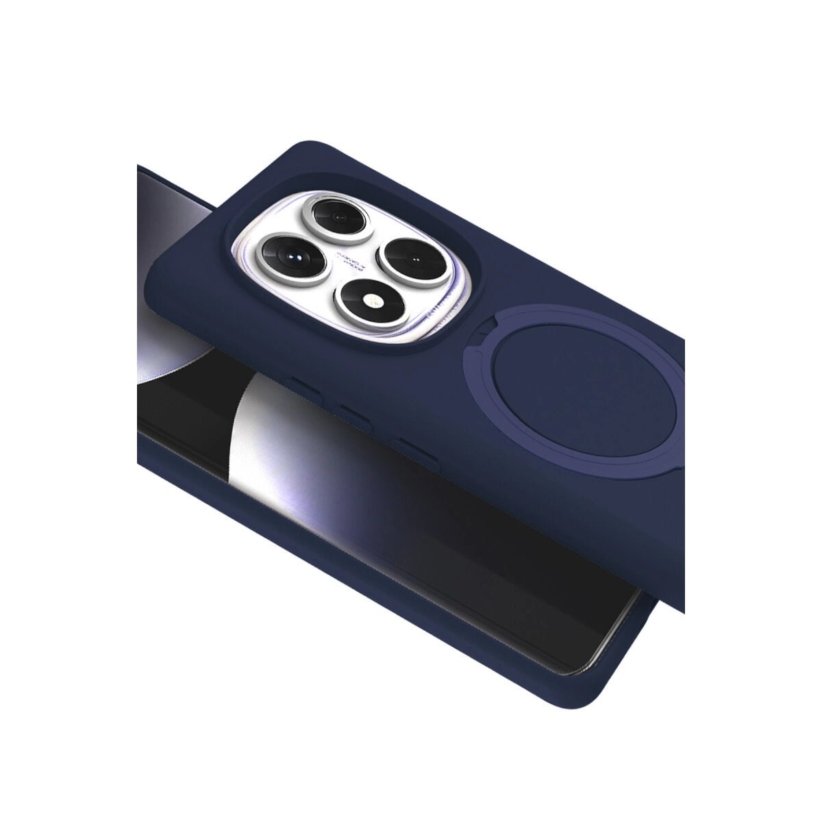 Xiaomi Redmi Note 14 Pro 4g Regal Magsafe Standlı Kapak - Lacivert