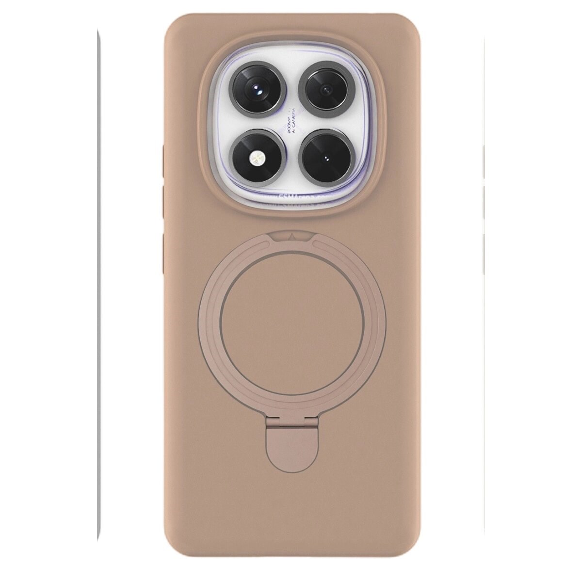 Xiaomi Redmi Note 14 Pro 4g Regal Magsafe Standlı Kapak - Çöl Titanyum
