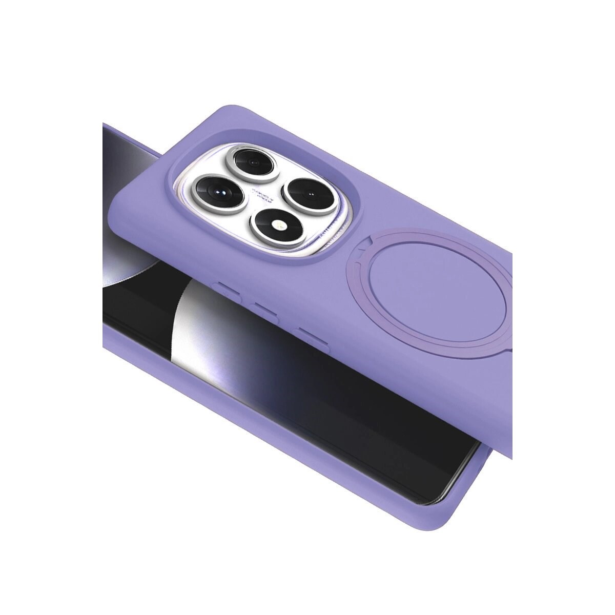 Xiaomi Redmi Note 14 Pro 4g Regal Magsafe Standlı Kapak - Lila