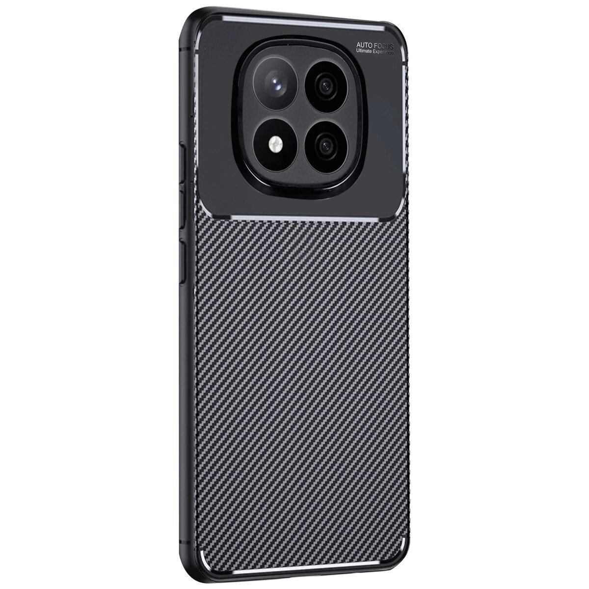 Xiaomi Redmi Note 14 Pro 5g Kılıf Auto Focus Karbon Kapak - Siyah