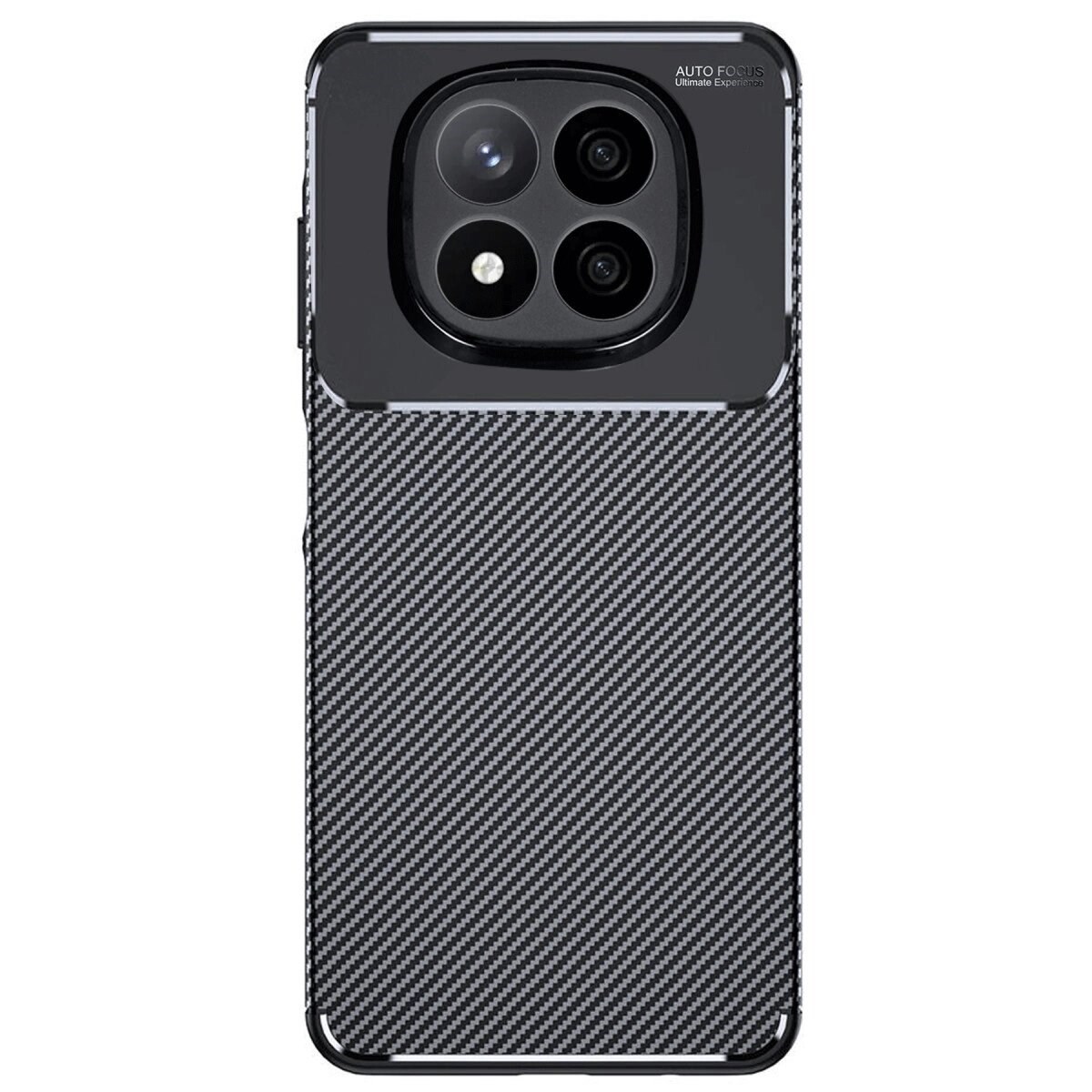 Xiaomi Redmi Note 14 Pro 5g Kılıf Auto Focus Karbon Kapak - Siyah