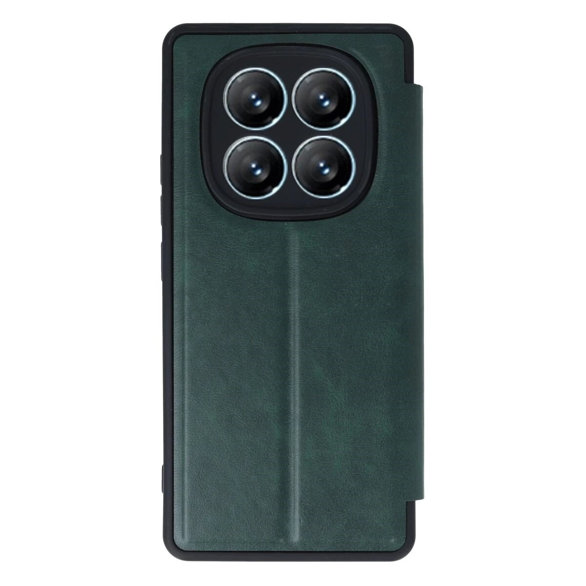 Xiaomi Redmi Note 14 Pro 5g Kılıf Flip Cover - Koyu Yeşil