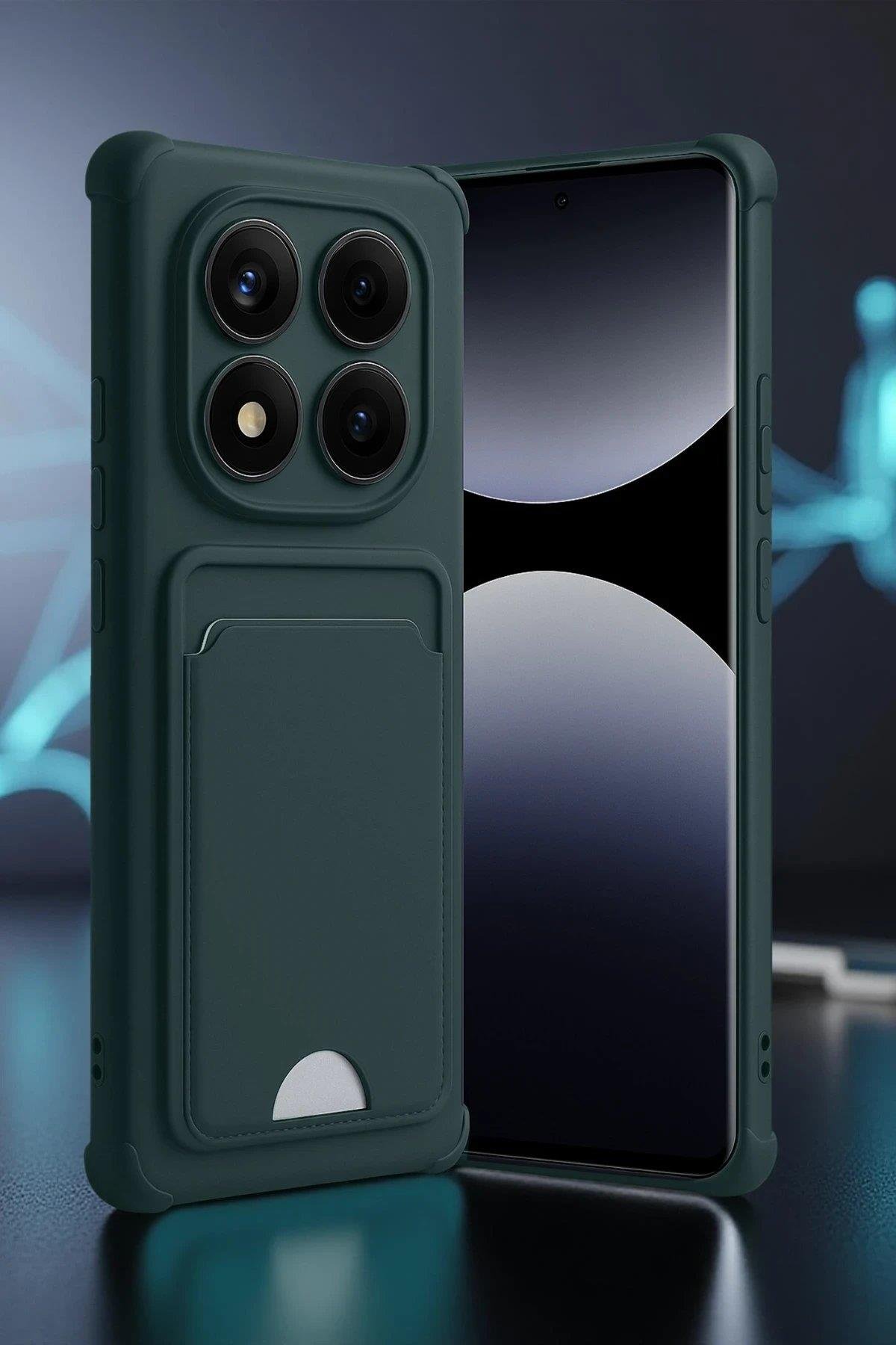 Xiaomi Redmi Note 14 Pro Plus Kelvin Kartvizitli Silikon - Lacivert