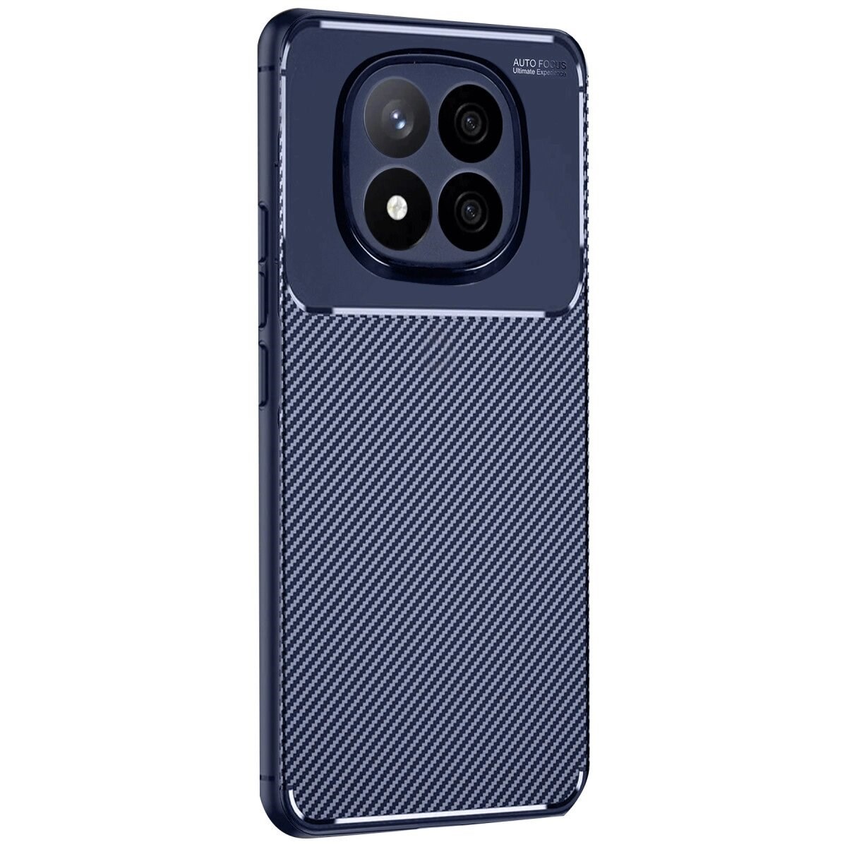 Xiaomi Redmi Note 14 Pro Plus Kılıf Auto Focus Karbon Kapak - Lacivert