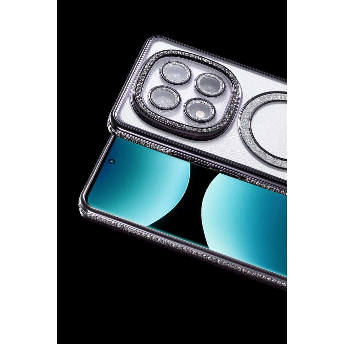 Xiaomi Redmi Note 15 4g Joke Simli Magneticsafe Kılıf - Siyah