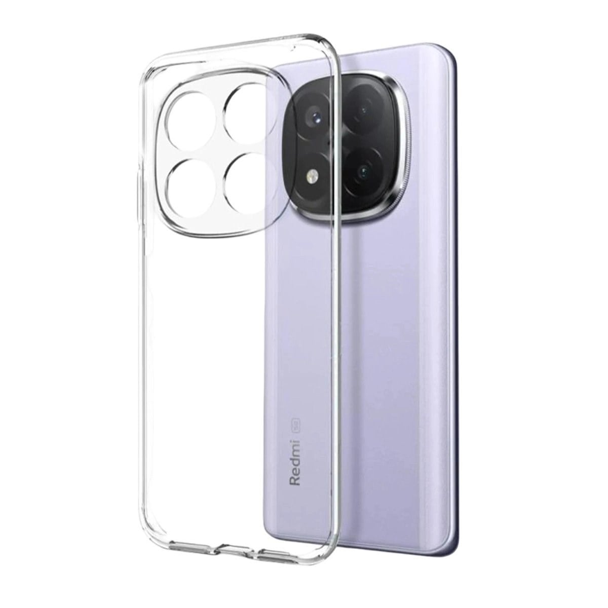 Xiaomi Redmi Note 15 4g Lüx Şeffaf Silikon - Şeffaf