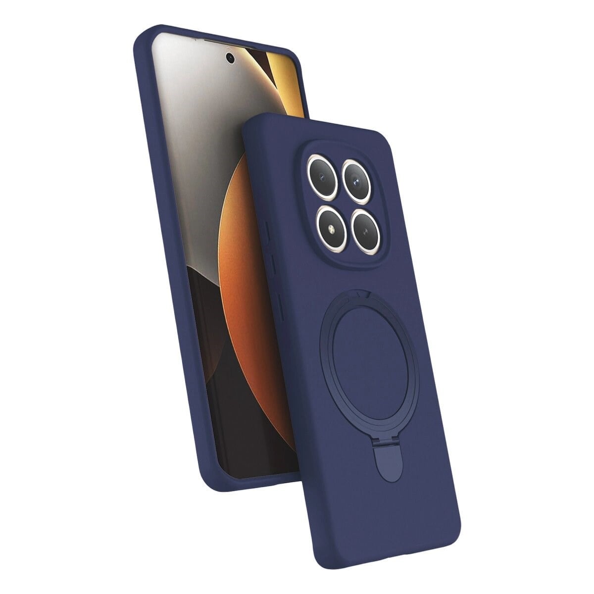 Xiaomi Redmi Note 15 4g Regal Magsafe Standlı Kapak - Lacivert