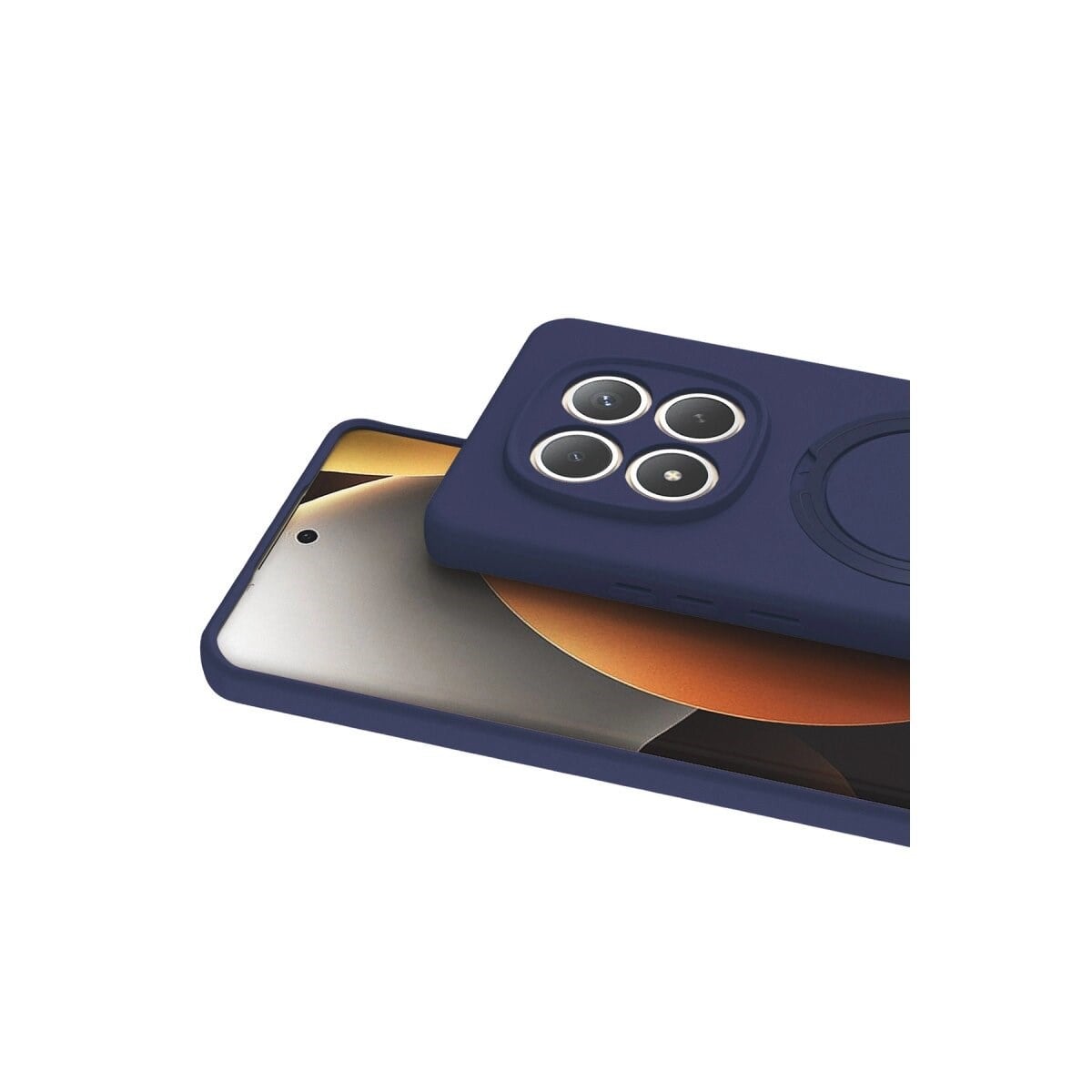 Xiaomi Redmi Note 15 4g Regal Magsafe Standlı Kapak - Lacivert