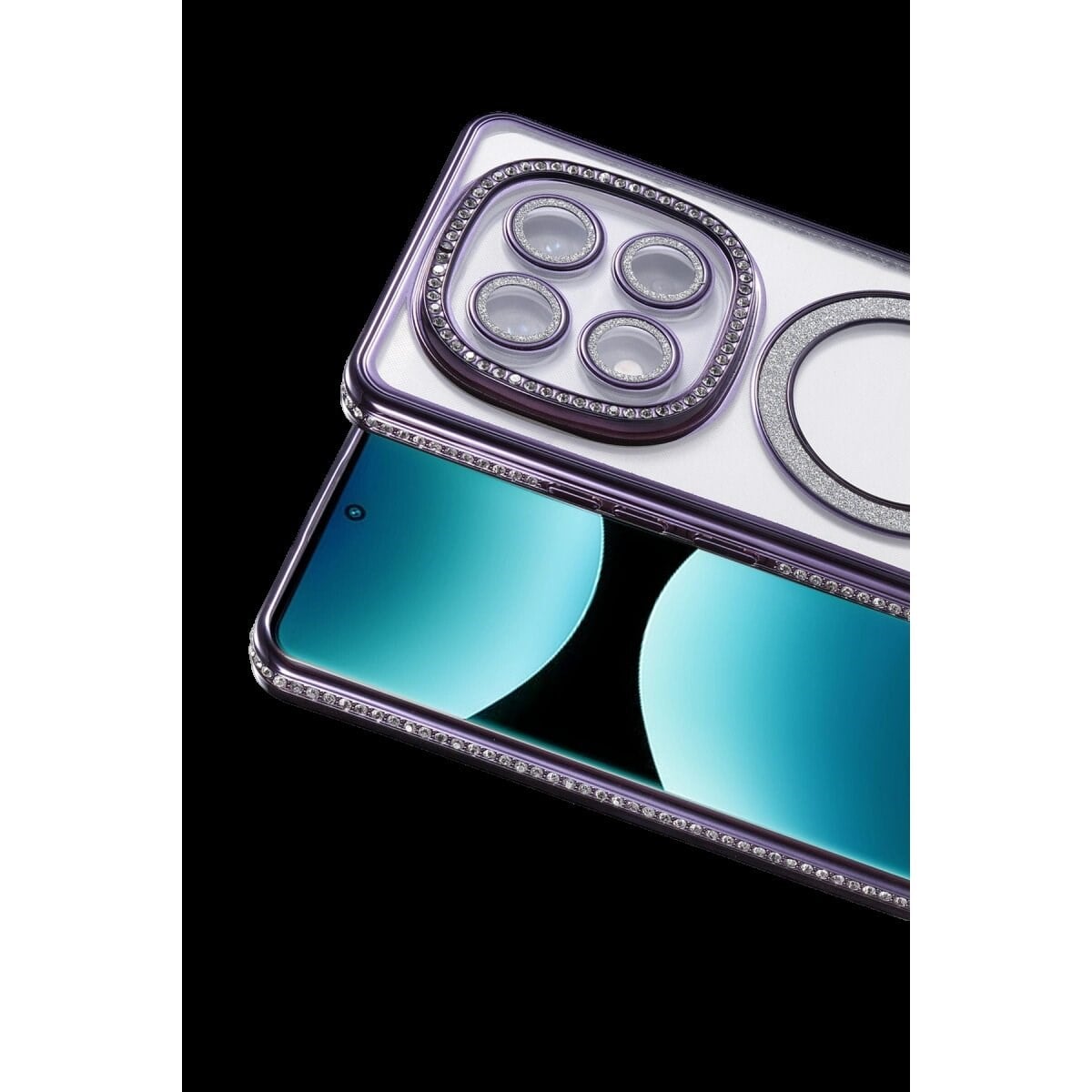 Xiaomi Redmi Note 15 Pro 4g Joke Simli Magneticsafe Kılıf - Derin Mor