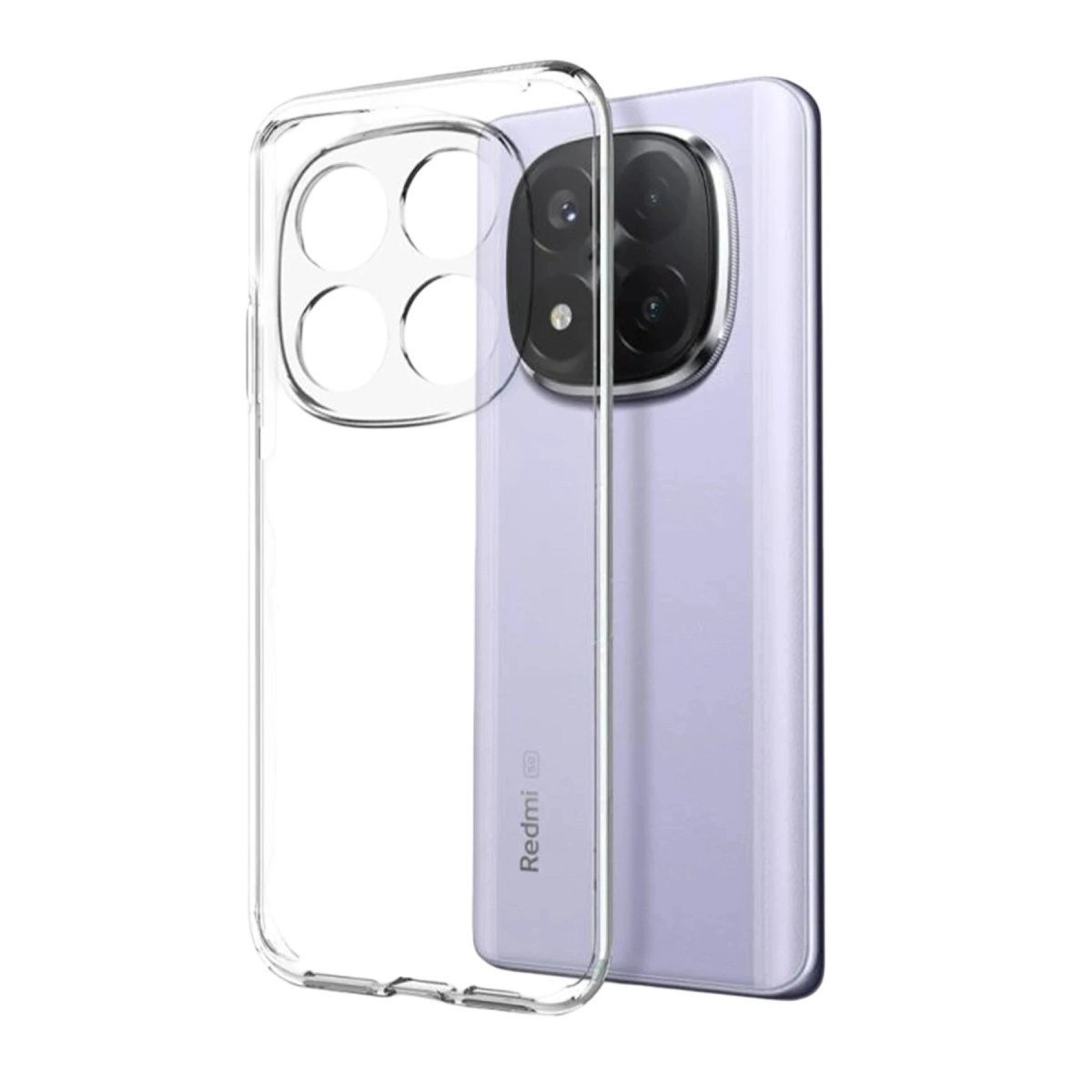 Xiaomi Redmi Note 15 Pro 5g Lüx Şeffaf Silikon - Şeffaf