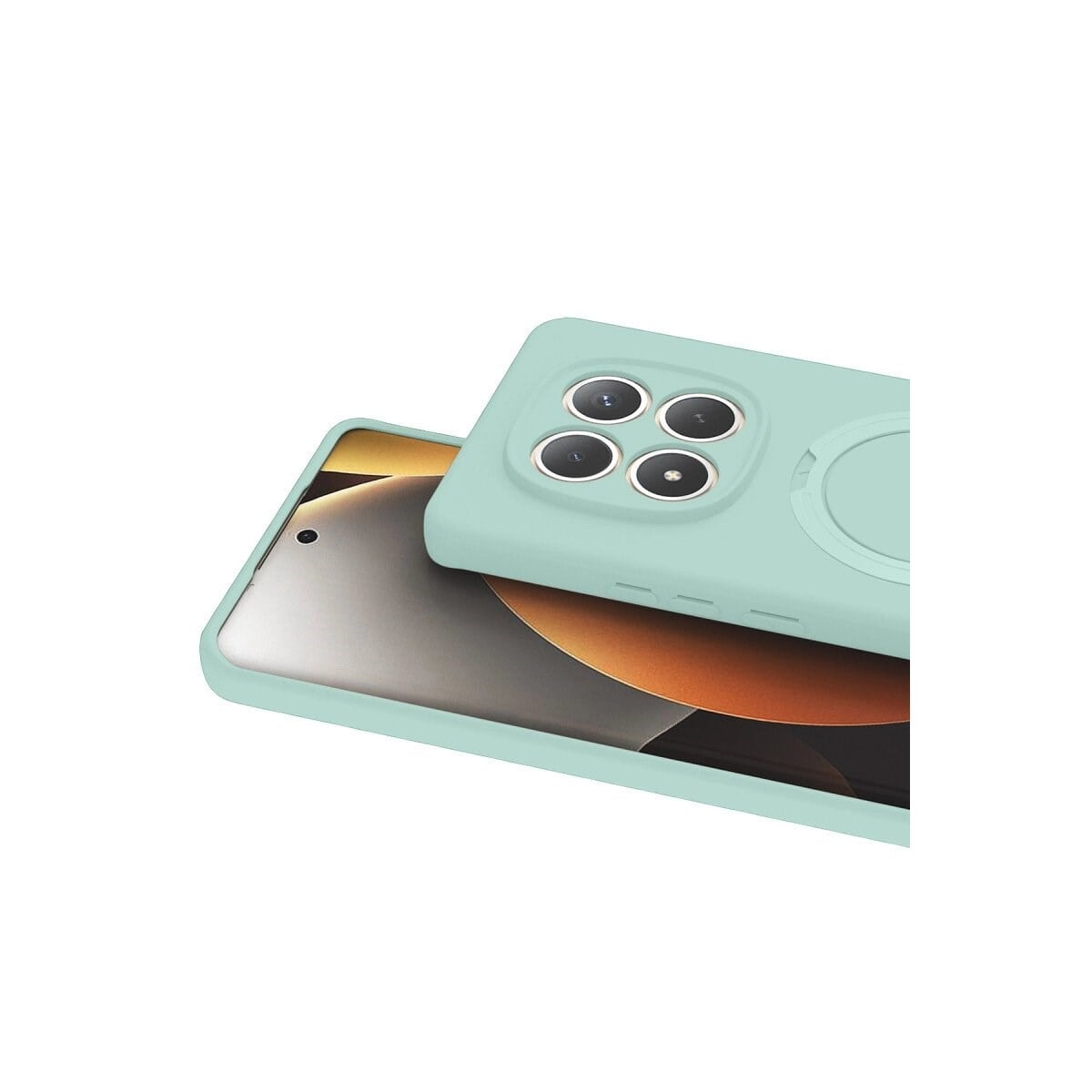 Xiaomi Redmi Note 15 Pro 5g Regal Magsafe Standlı Kapak - Su Yeşili