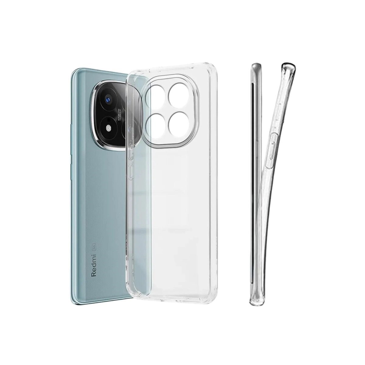Xiaomi Redmi Note 15 Pro Plus 5g Lüx Şeffaf Silikon - Şeffaf