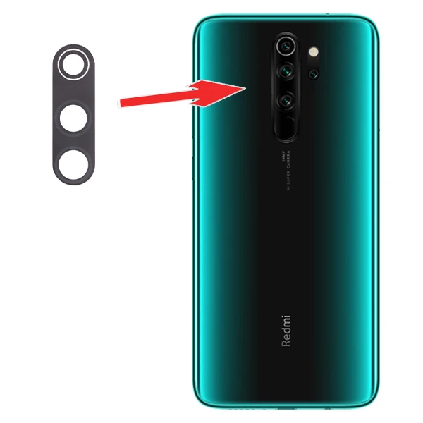 Xiaomi Redmi Note 8 Pro Arka Kamera Camı Lens-(1903)