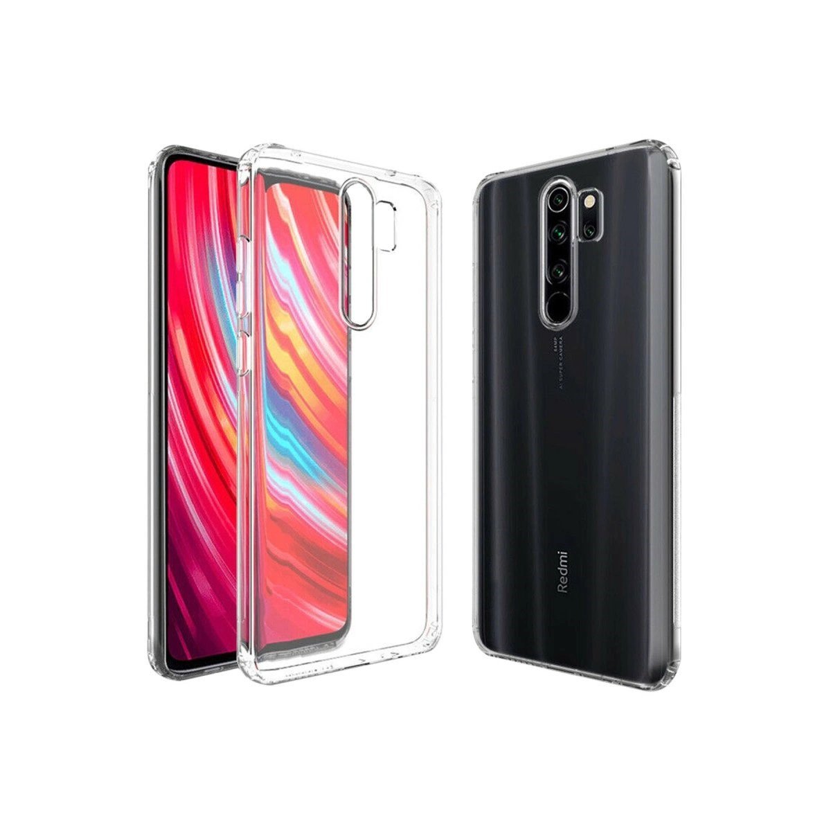 Xiaomi Redmi Note 8 Pro Kılıf Lüx Şeffaf Silikon