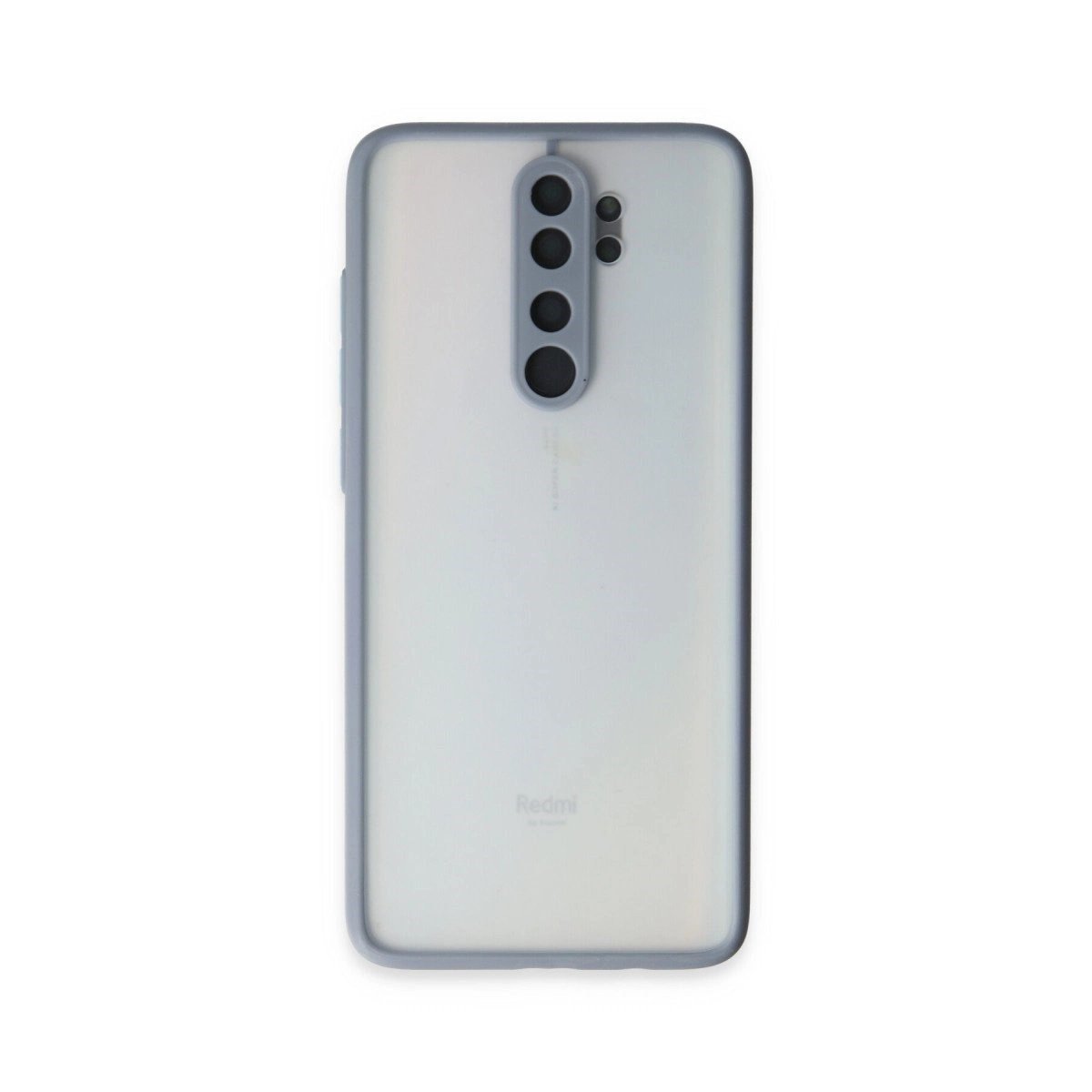 Xiaomi Redmi Note 8 Pro Kılıf Montreal Silikon Kapak - Gri
