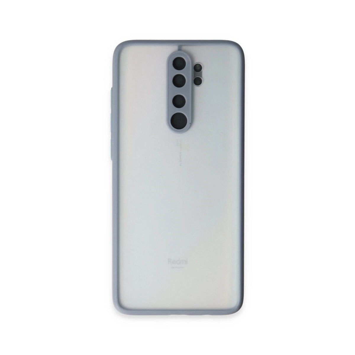 Xiaomi Redmi Note 8 Pro Kılıf Montreal Silikon Kapak - Gri