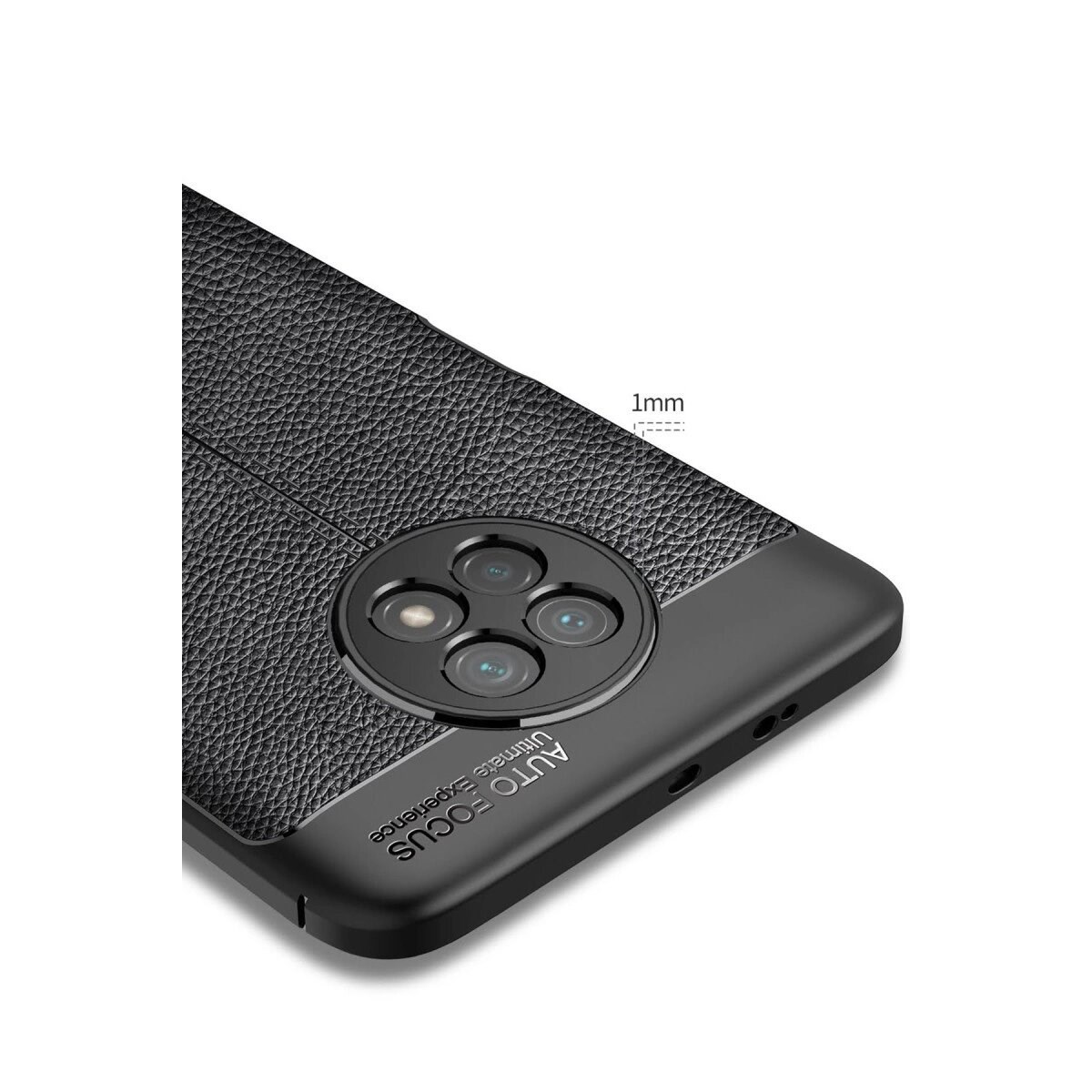 Xiaomi Redmi Note 9 5g Kılıf Auto Focus Kapak - Siyah