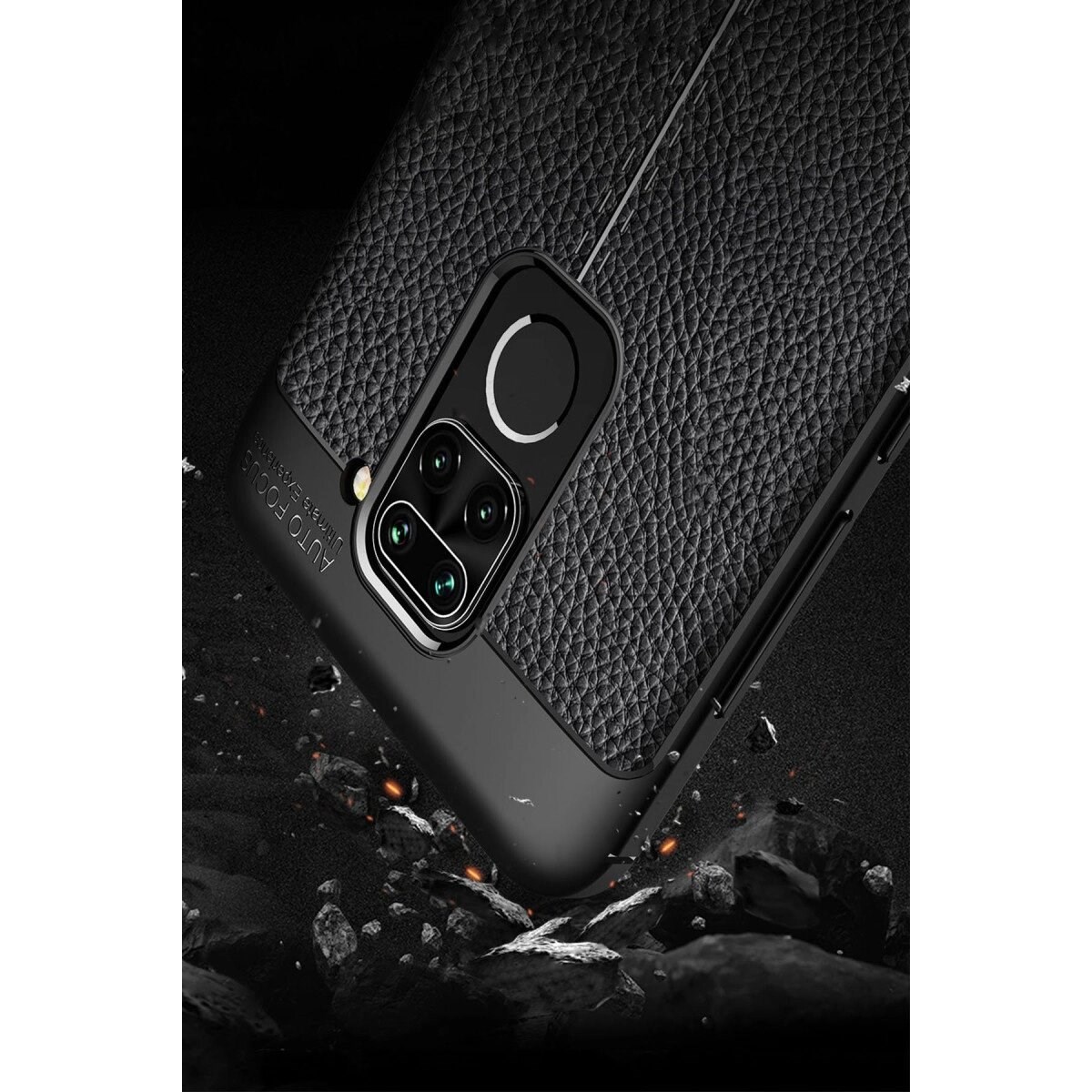 Xiaomi Redmi Note 9 Kılıf Auto Focus Kapak - Lacivert