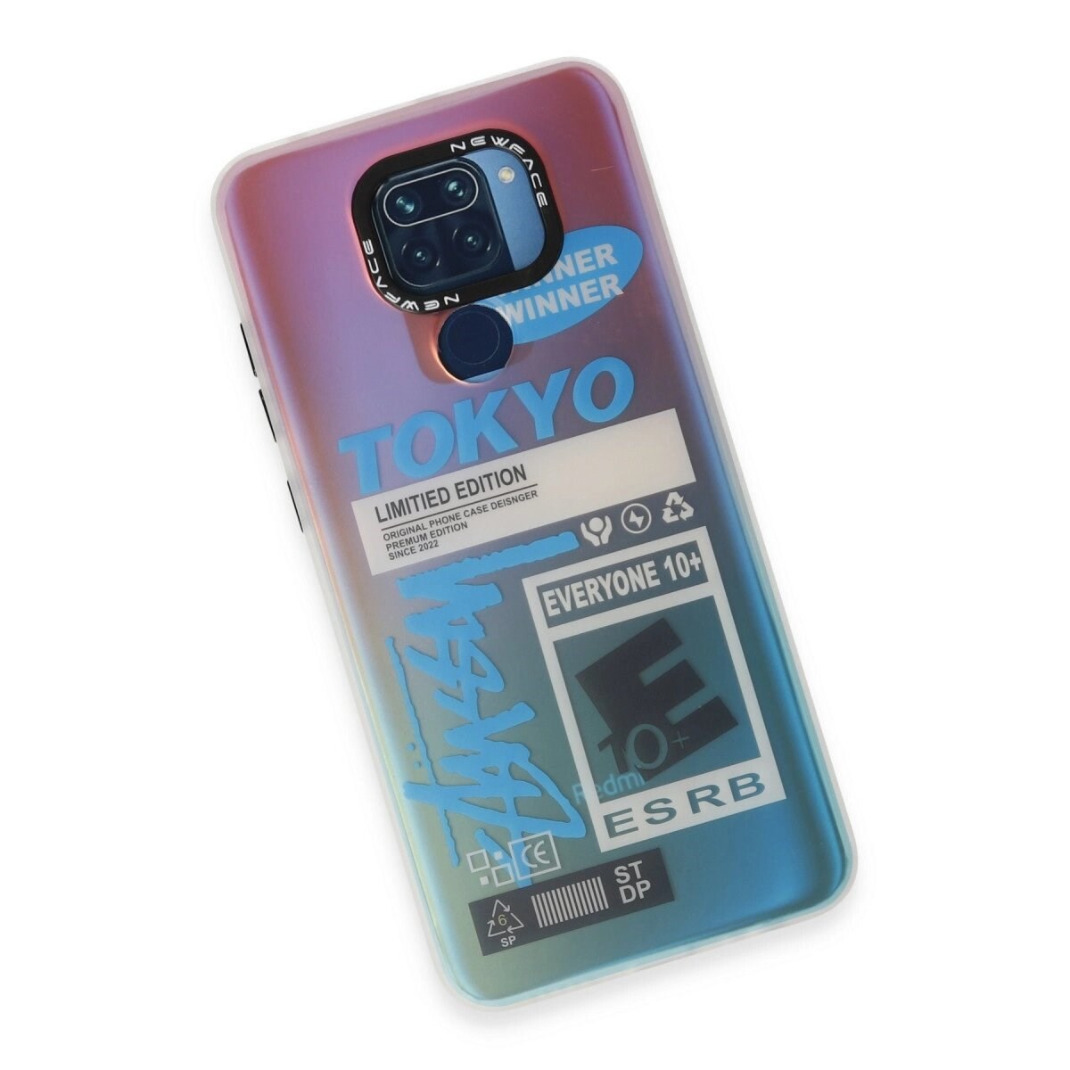 Xiaomi Redmi Note 9 Kılıf Estoril Desenli Kapak - Estoril - 1