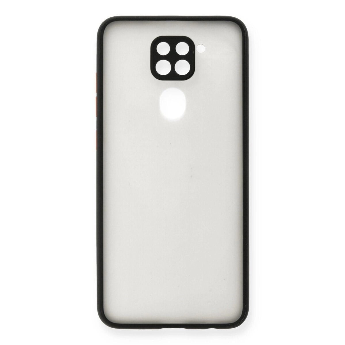 Xiaomi Redmi Note 9 Kılıf Montreal Silikon Kapak - Siyah