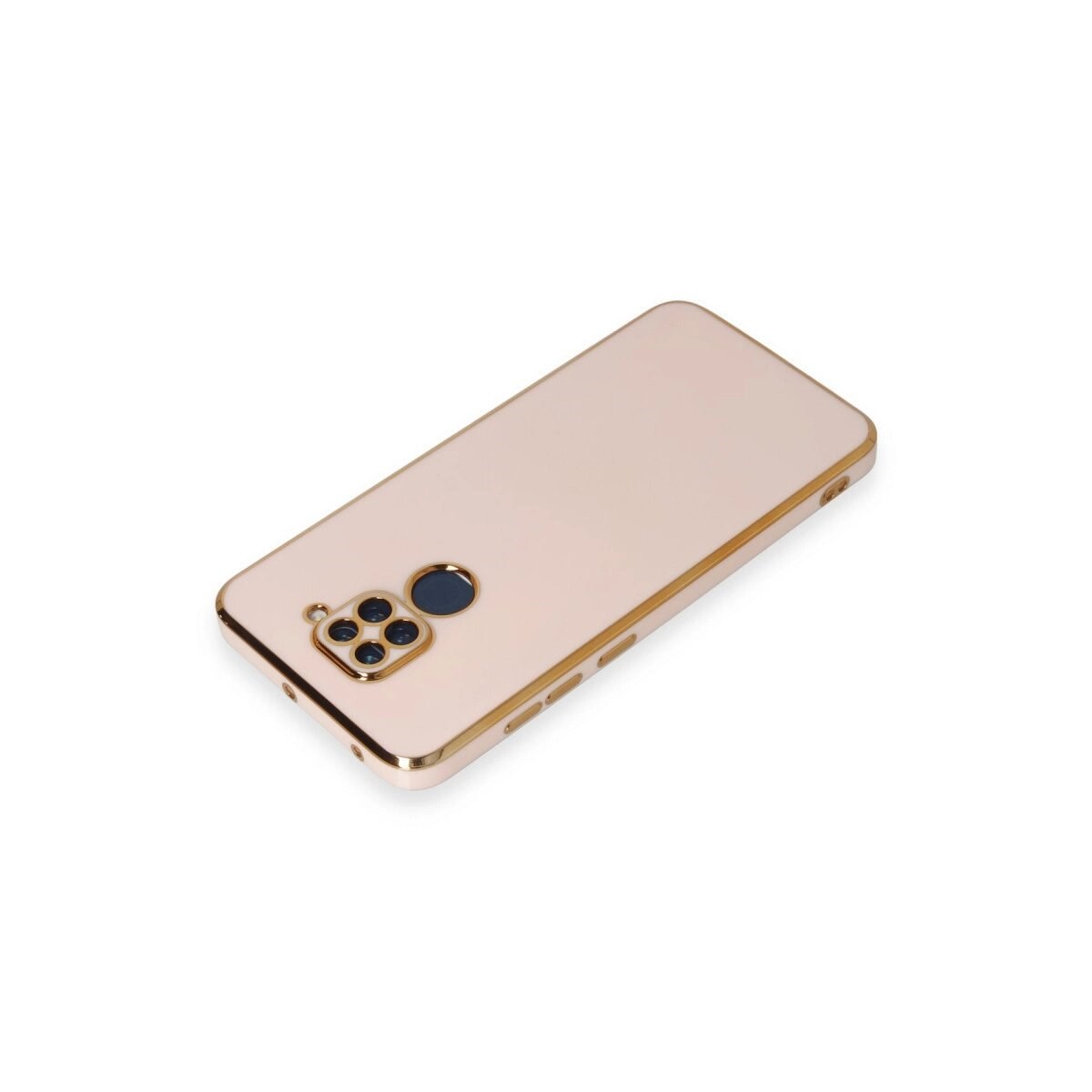 Xiaomi Redmi Note 9 Kılıf Volet Silikon - Pembe
