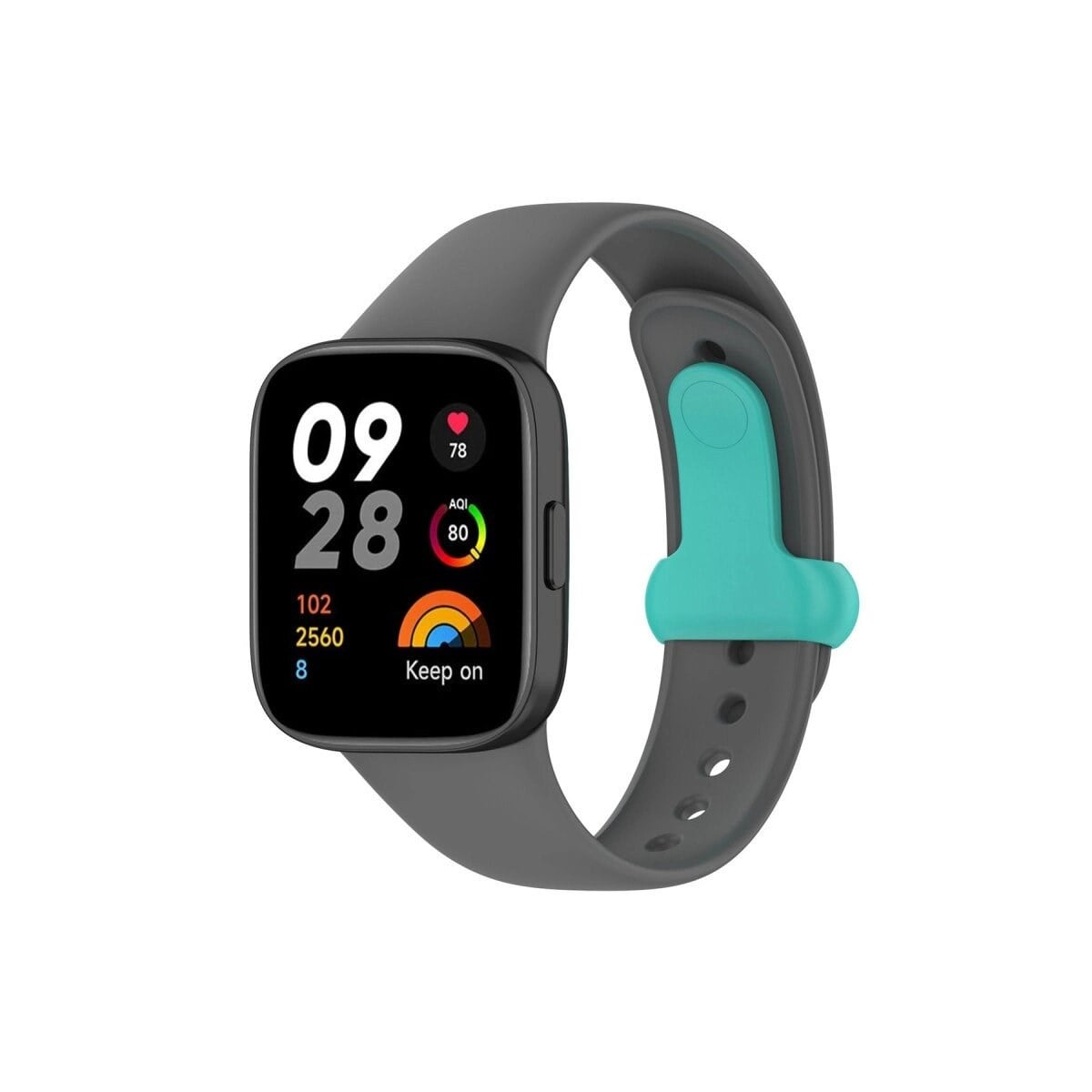 Xiaomi Redmi Watch 3 Origin Silikon Kordon (saat Değildir) - Füme