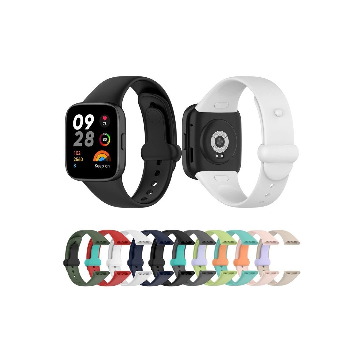 Xiaomi Redmi Watch 3 Origin Silikon Kordon (saat Değildir) - Turkuaz