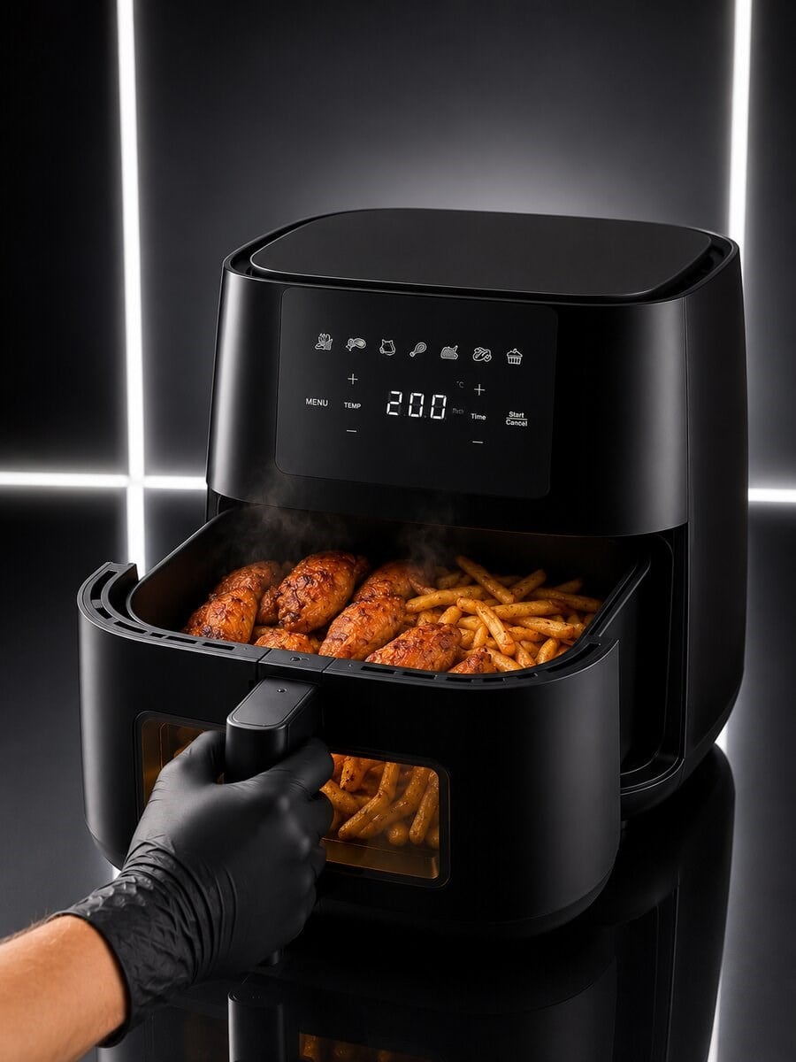 Yağsız Yemek Pişirme İçin Dijital Air Fryer Fritöz