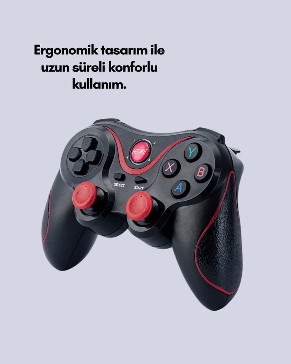 Yüksek Hassasiyetli Kablosuz Oyun Kolu PC ve Mobil Uyumlu