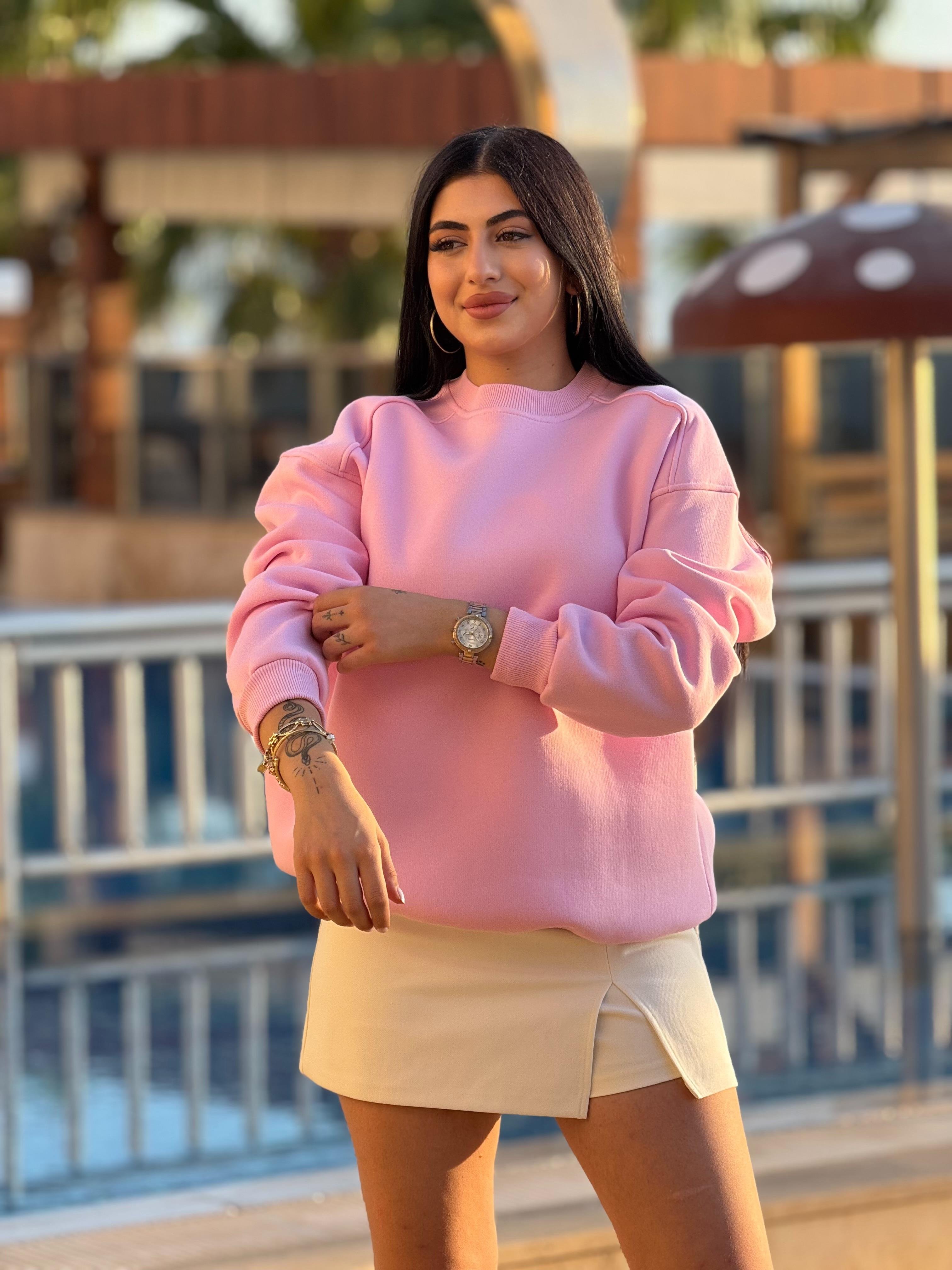 Basic Sweat Pembe
