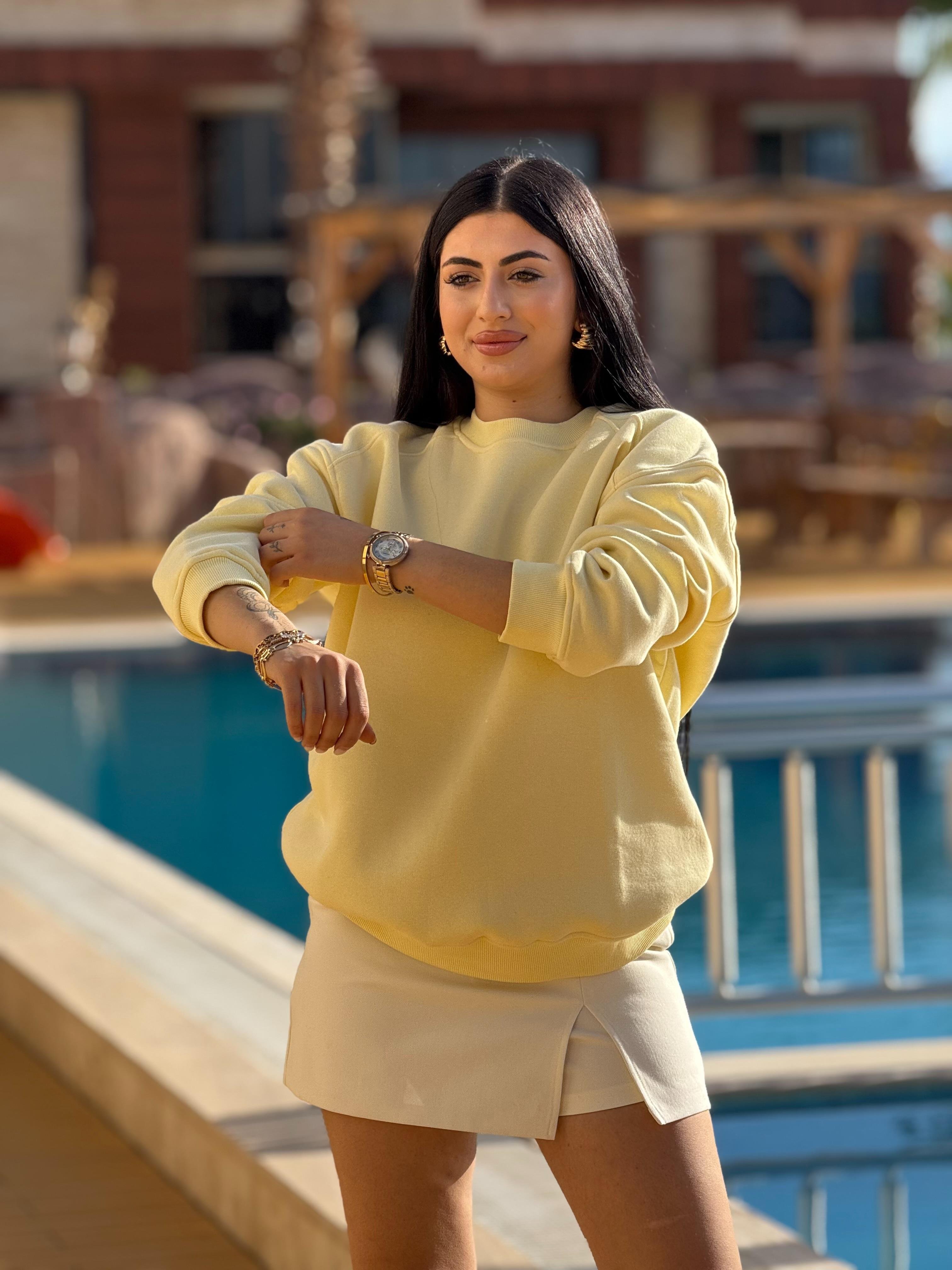 Basic Sweat Sarı