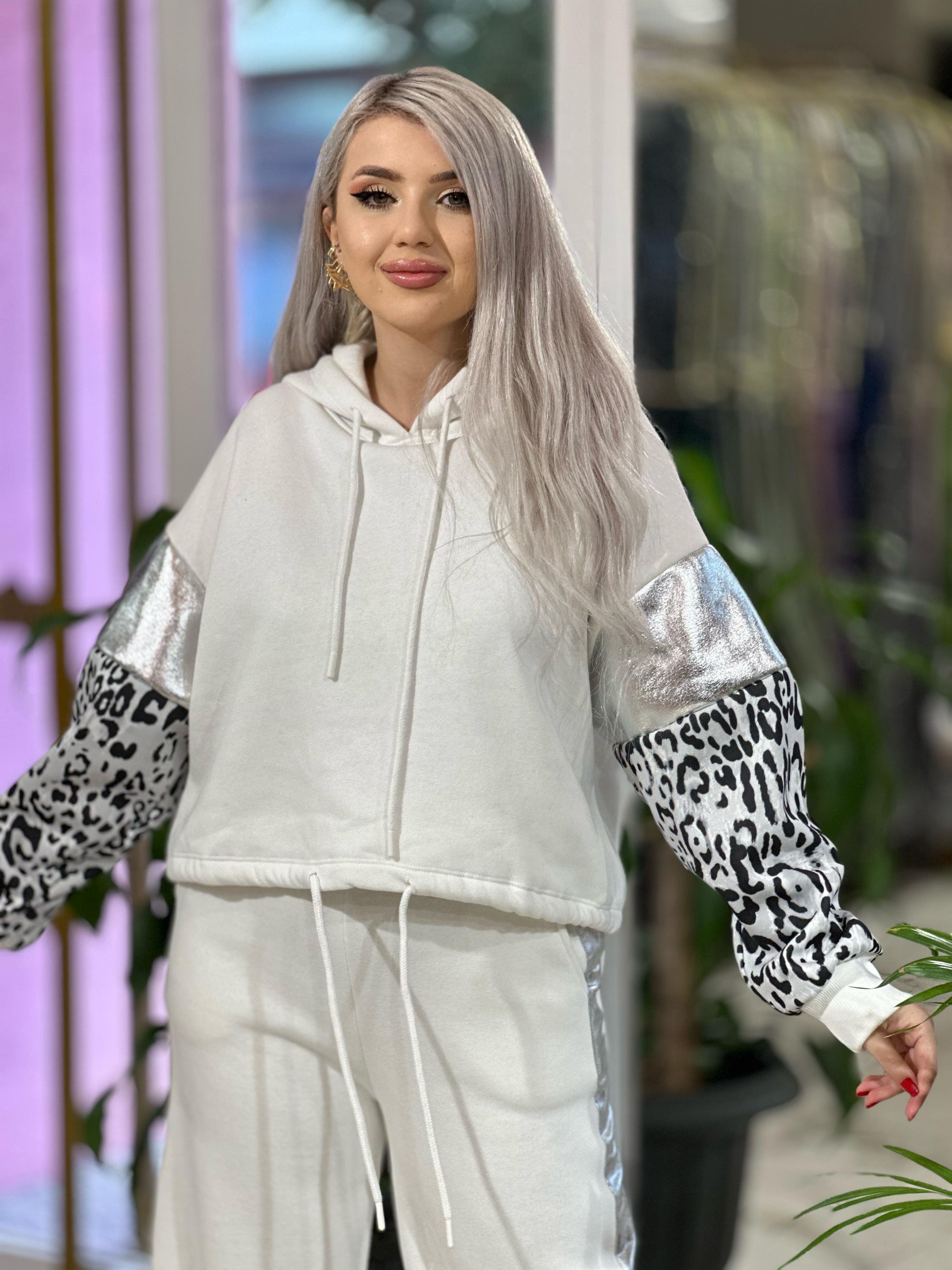 Beyaz Leopar Silver Takım 