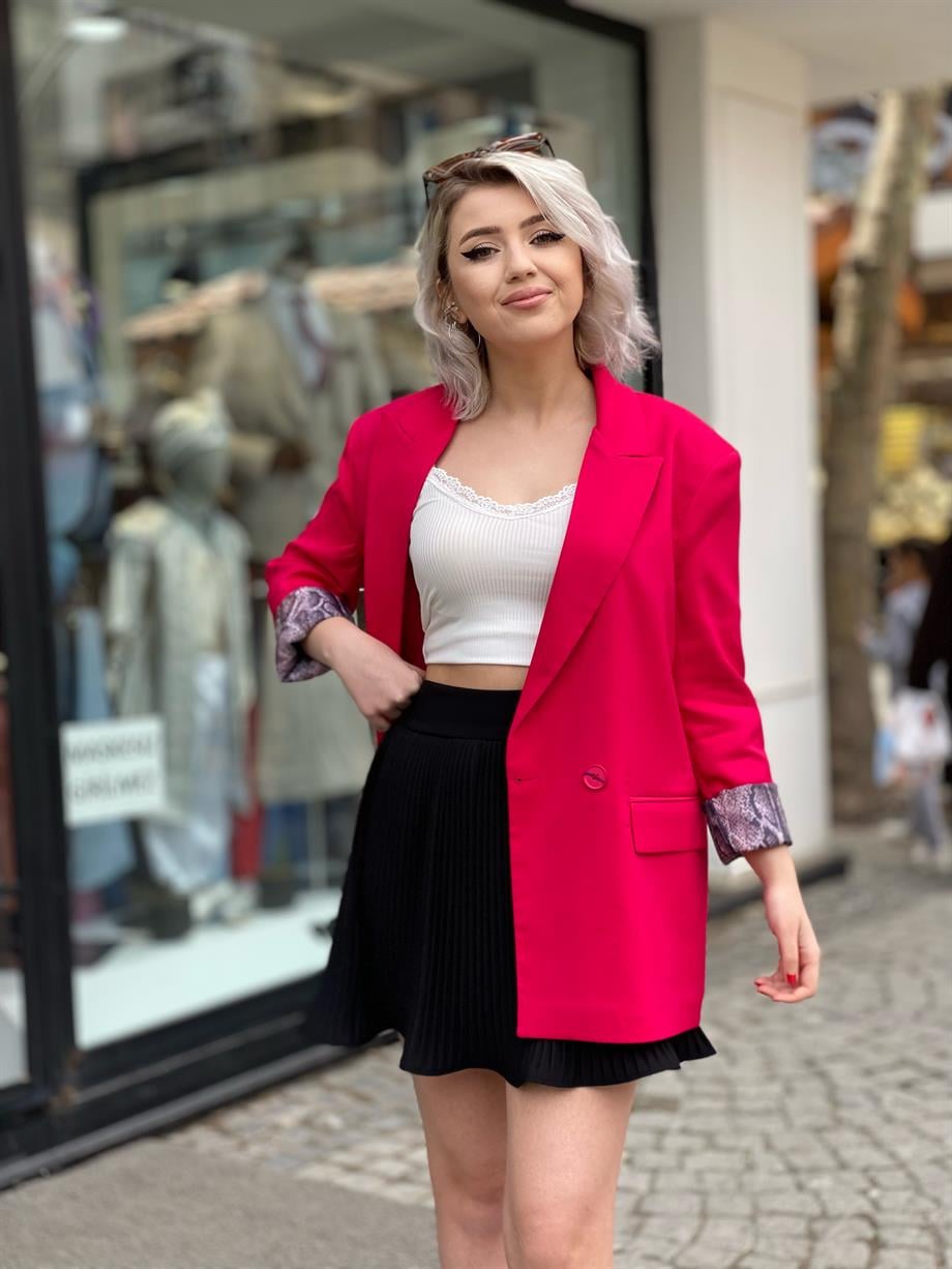 Fuşya Blazer