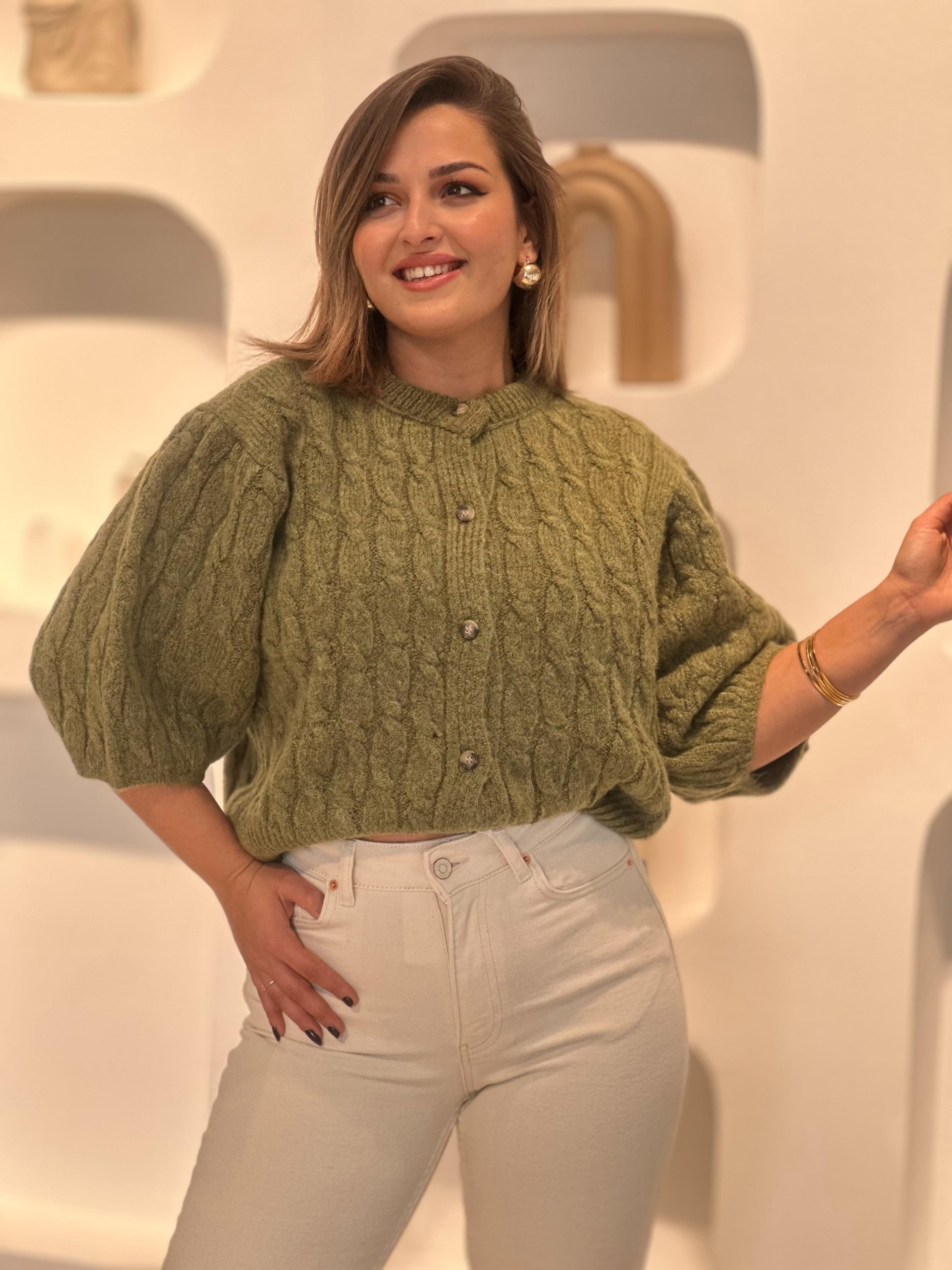 Hırka Balon Kol