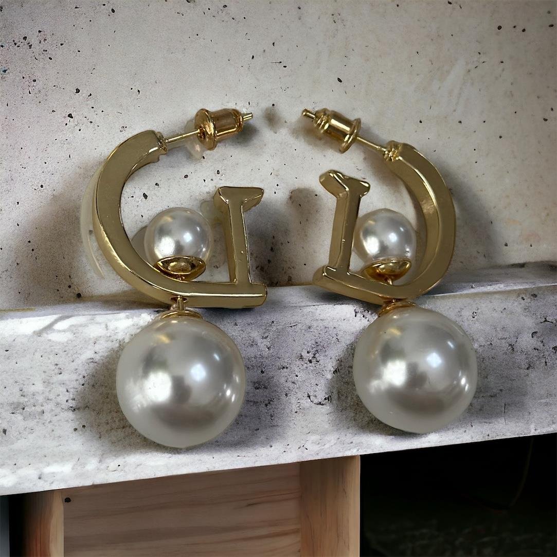 İnci Gold Küpe