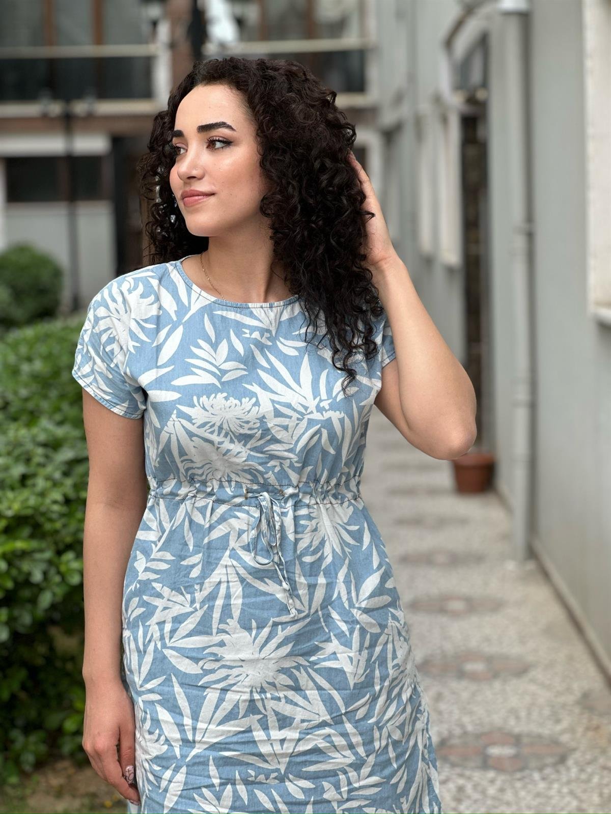 Jean Bel Elbise Bel Bağlamalı